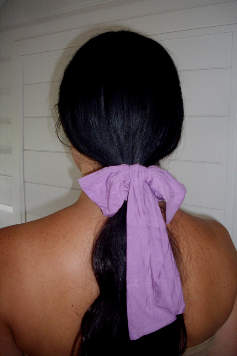Bow Scrunchie | Organic Bamboo Bow Scrunchie | HARA The