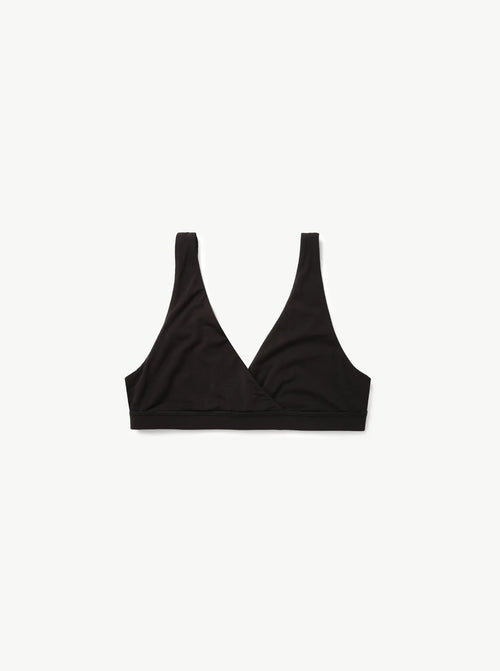 Cleo Crossover Bra Charcoal