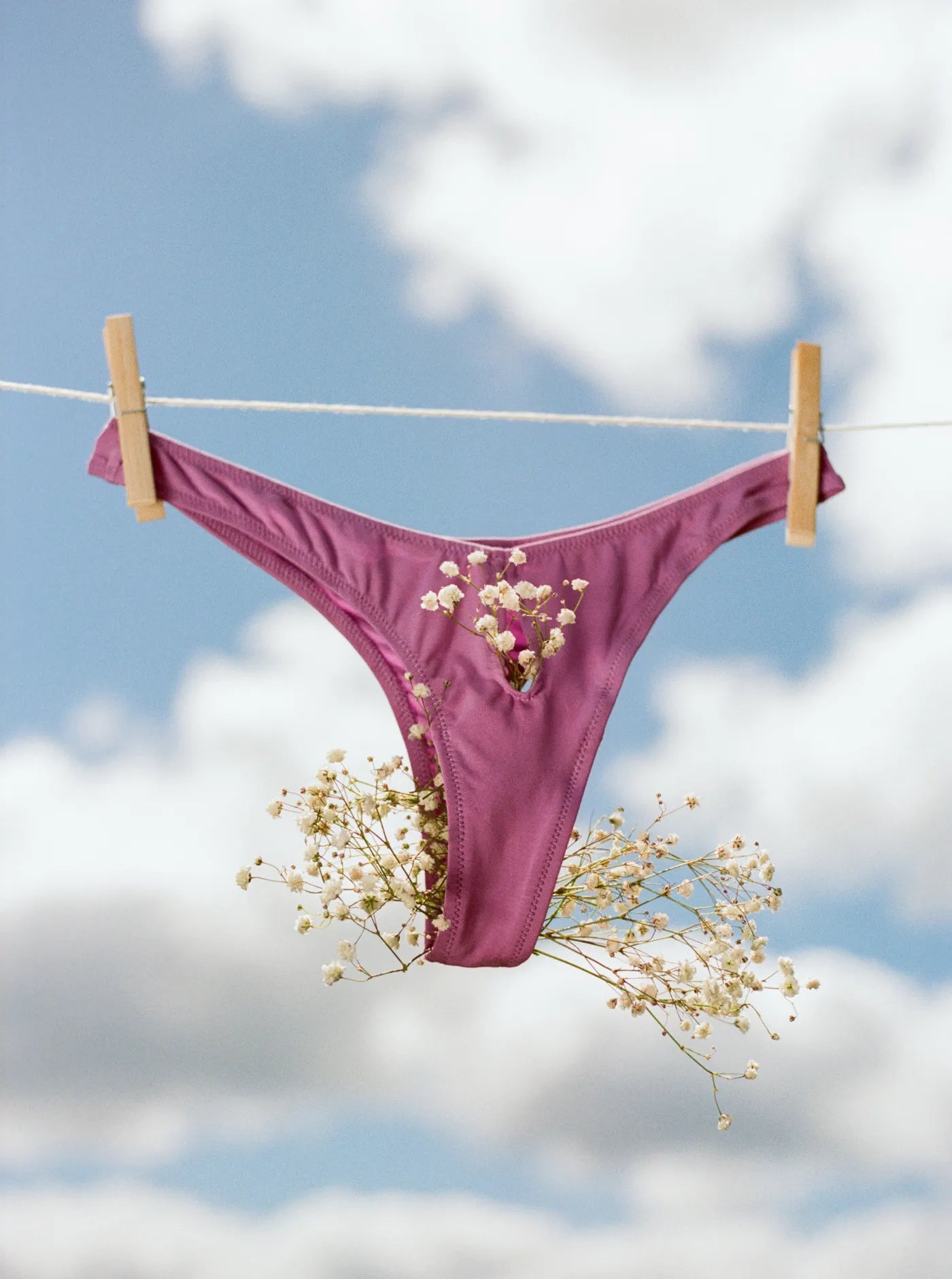 Real Bush G-String Plum