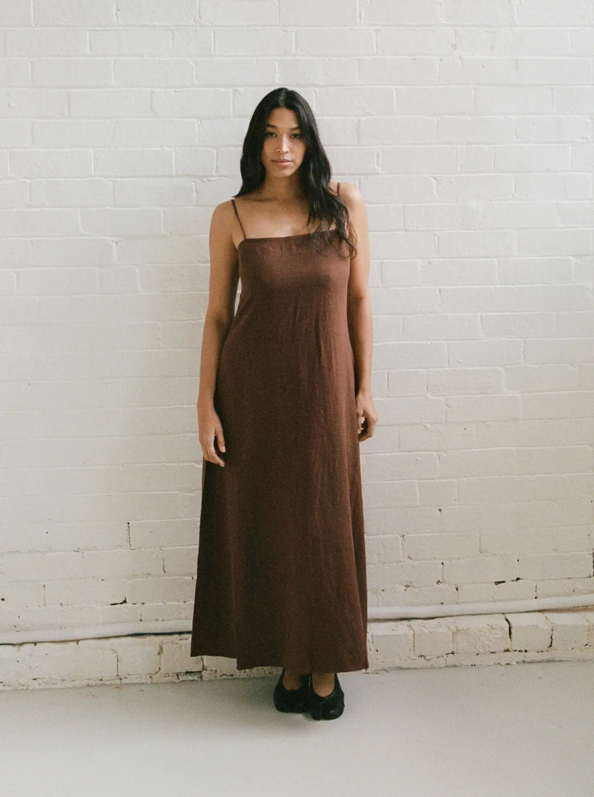 Marama Linen Dress Earth