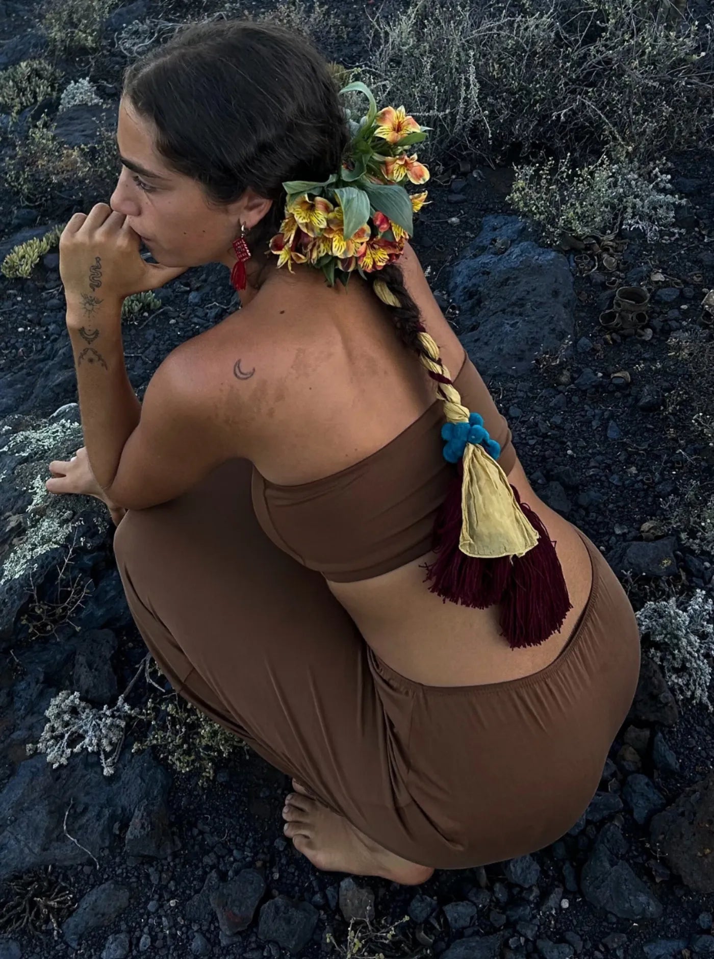 Onder Long Skirt Earth