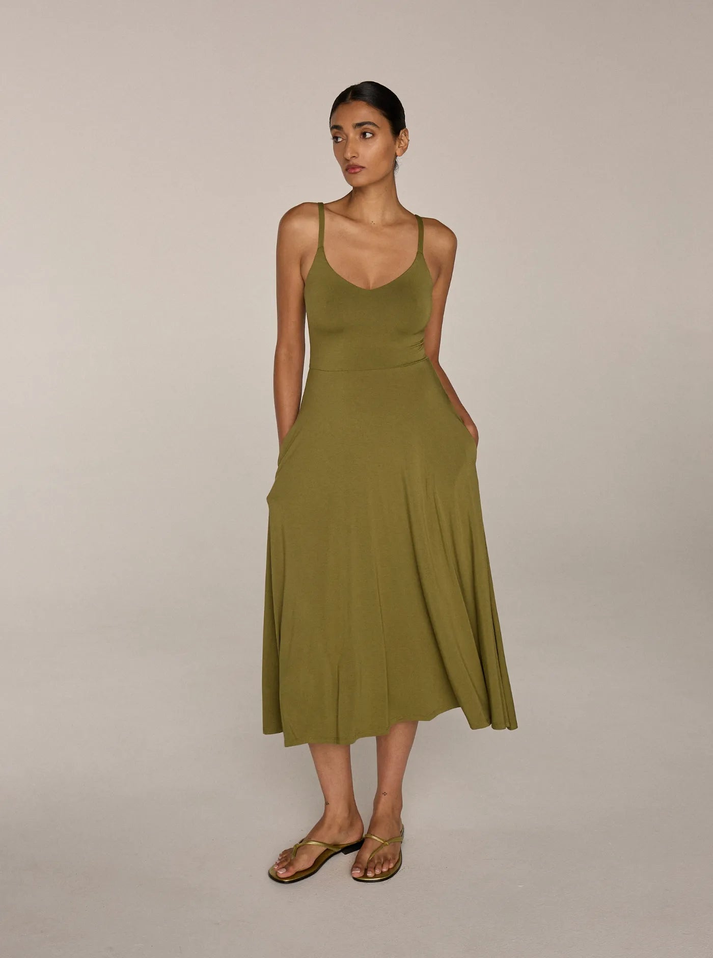 Pia Dress Olive