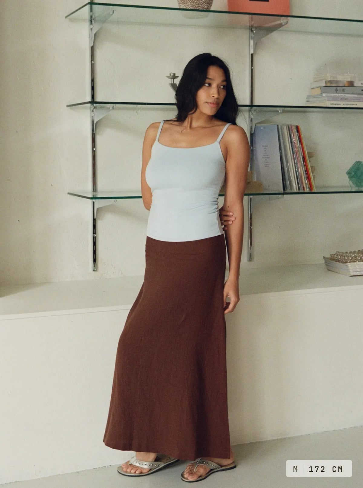 Tui Linen Skirt Earth