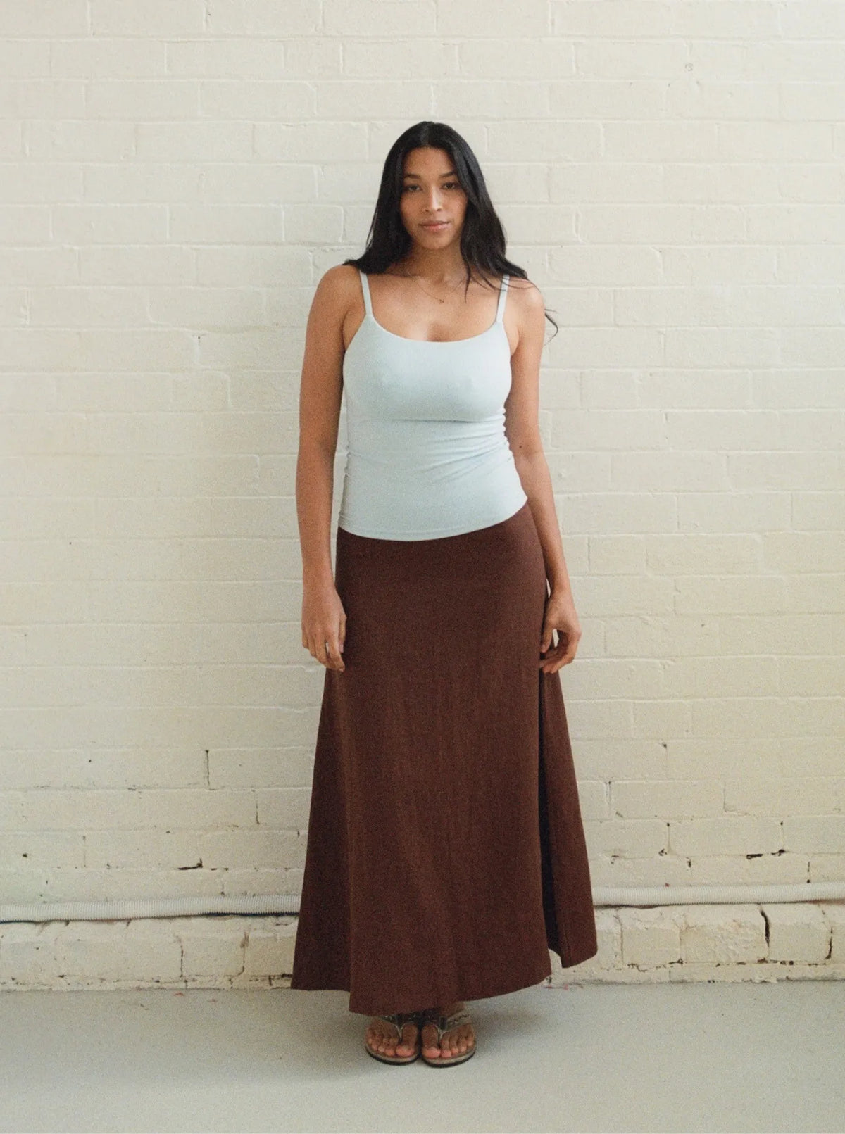 Tui Linen Skirt Earth