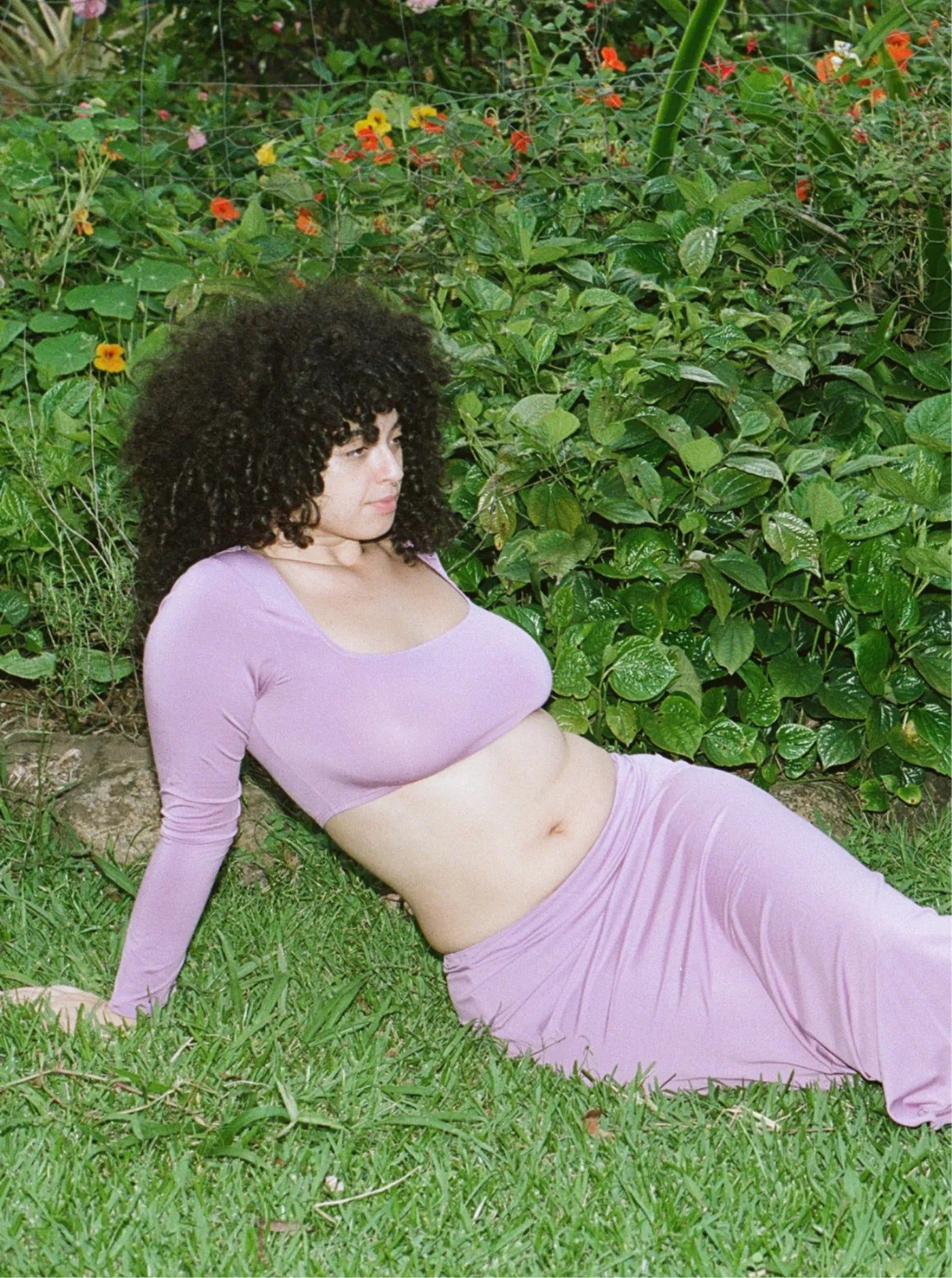 Charlotte Crop Top Plum