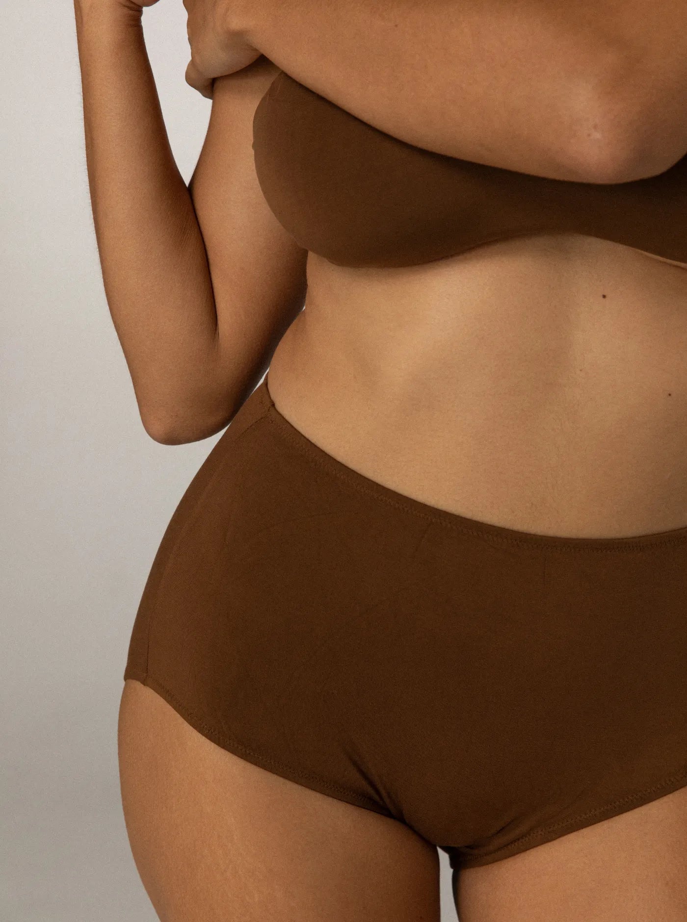 Lena High Waist Undies Earth