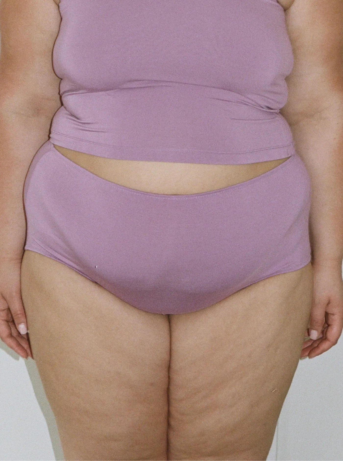 Lena High Waist Undies Plum