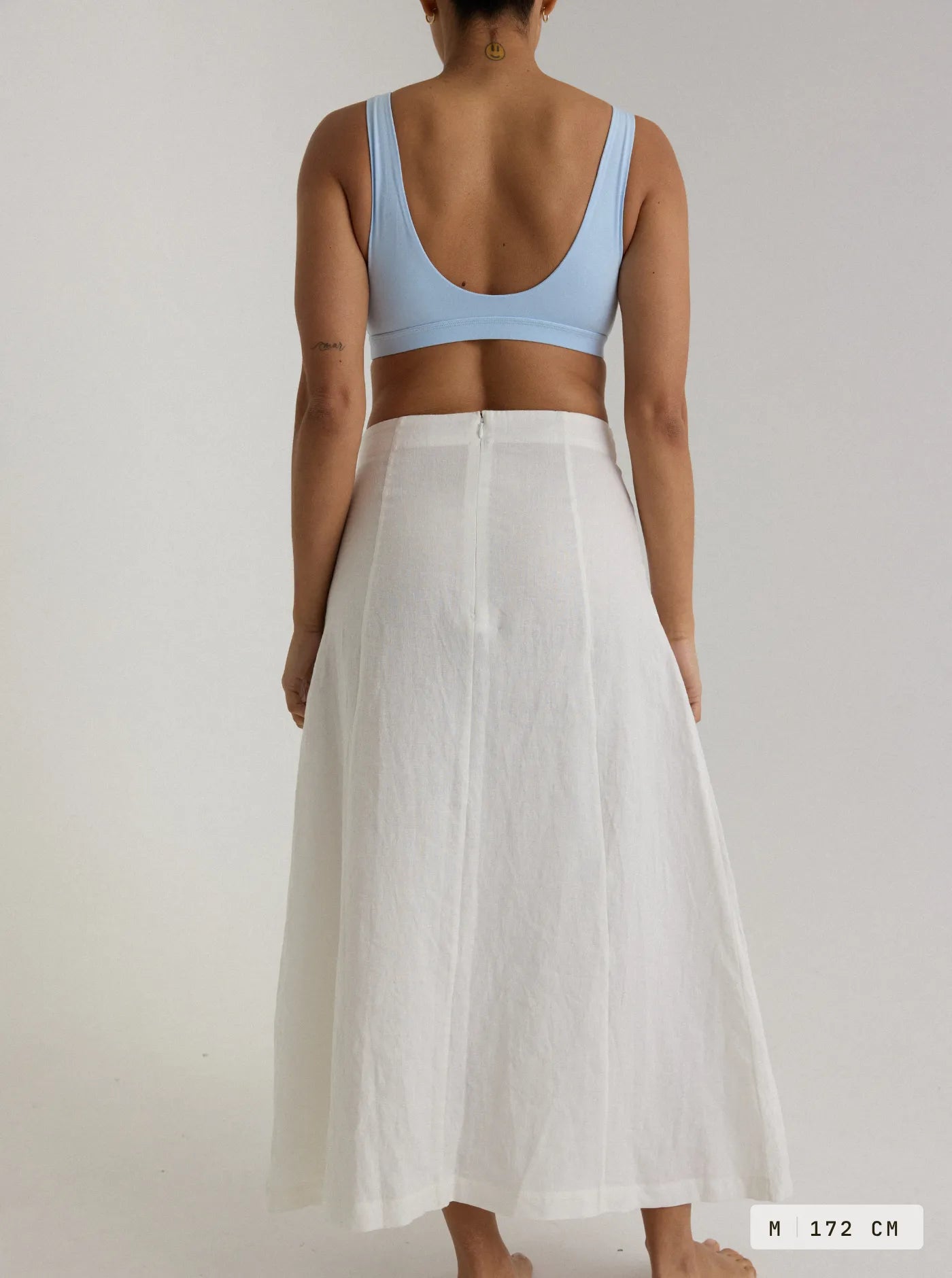 Tui Linen Skirt Ivory