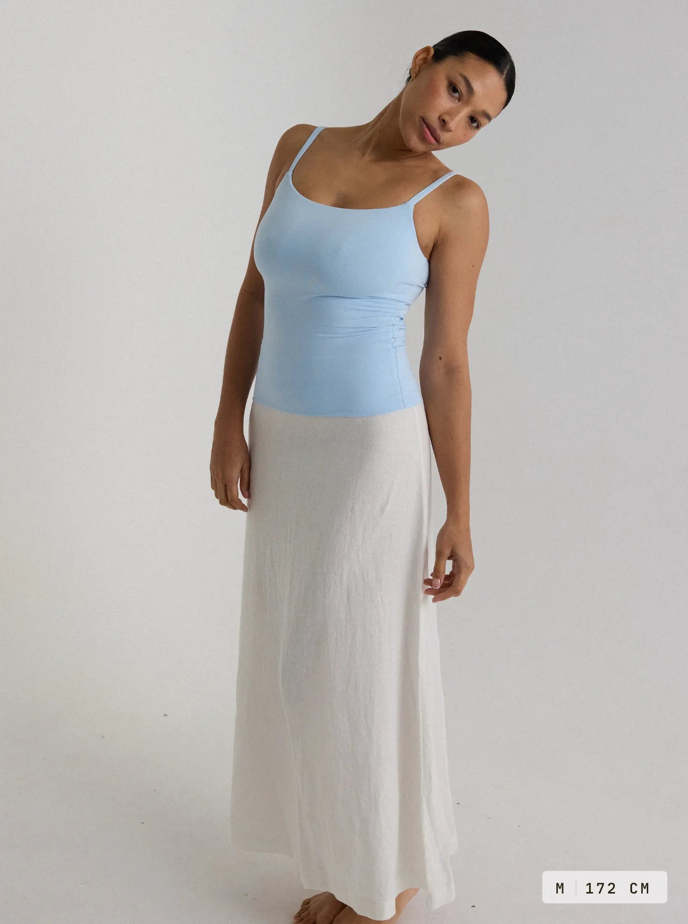 Tui Linen Skirt Ivory