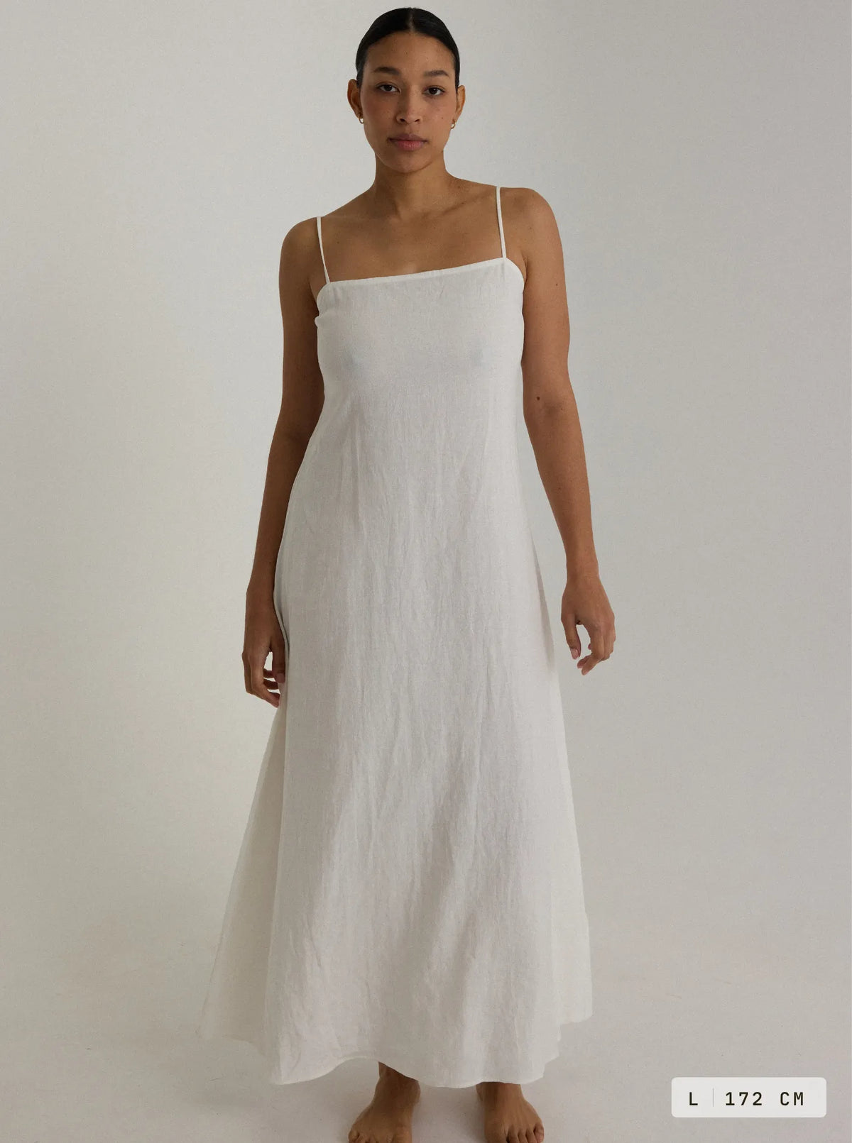 Marama Linen Dress Ivory