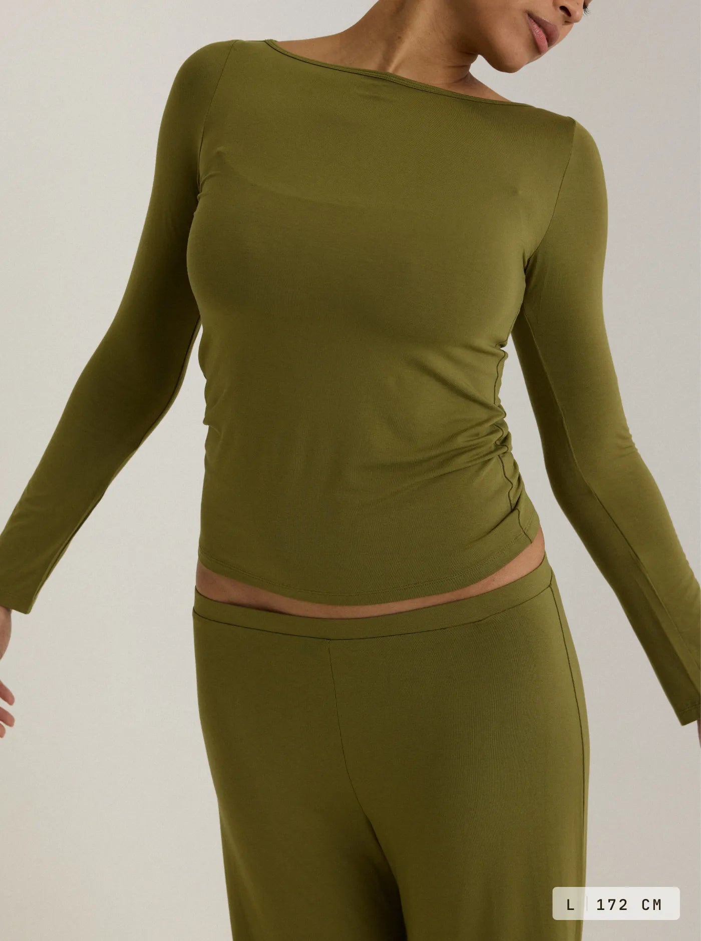 Manu Long Sleeve Top Olive