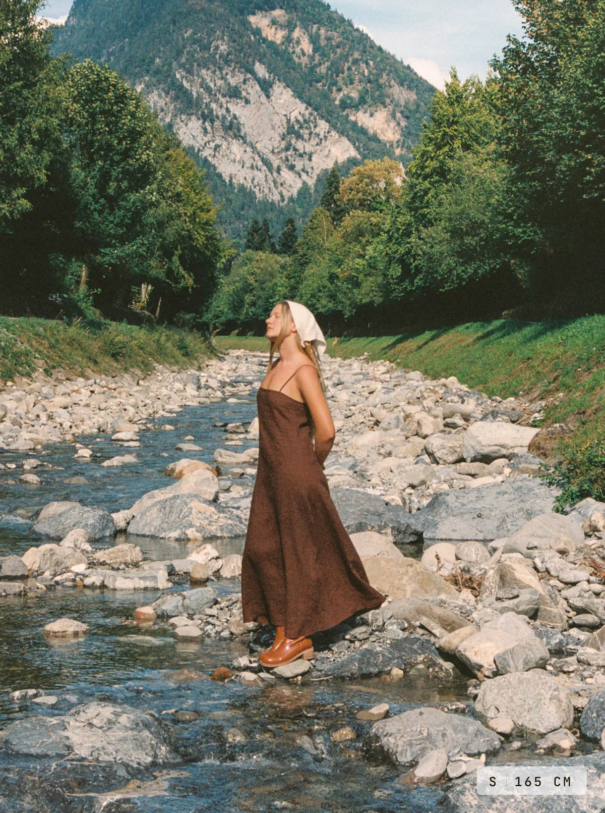 Marama Linen Dress Cedar