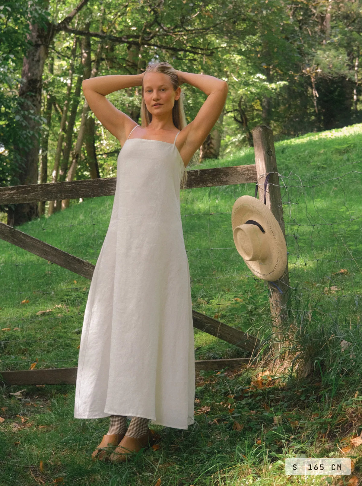 Marama Linen Dress Ivory