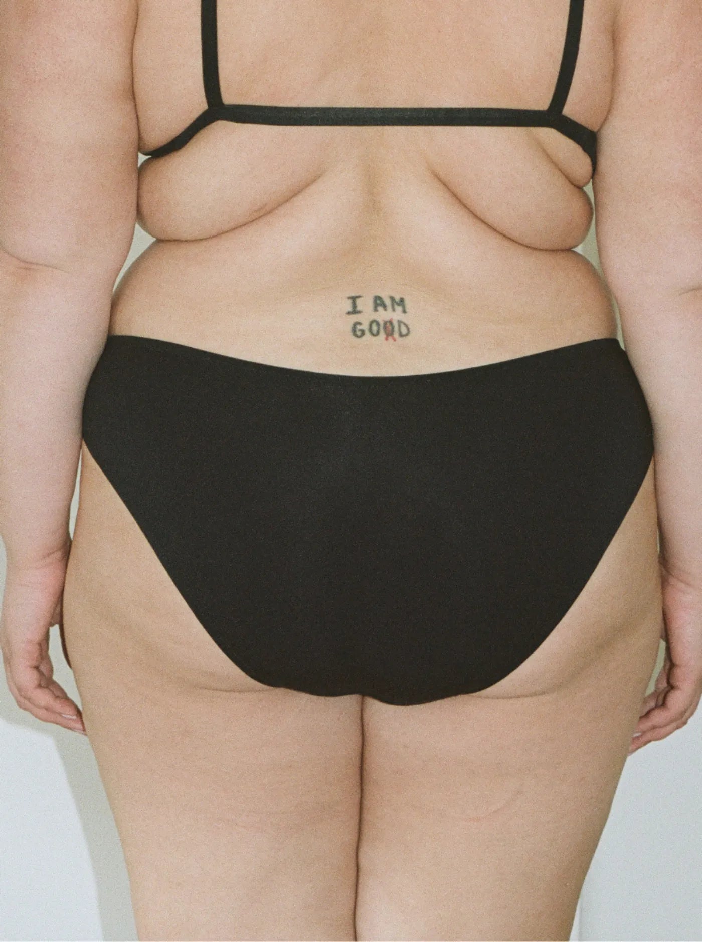 Maya Low Waist Undies Charcoal