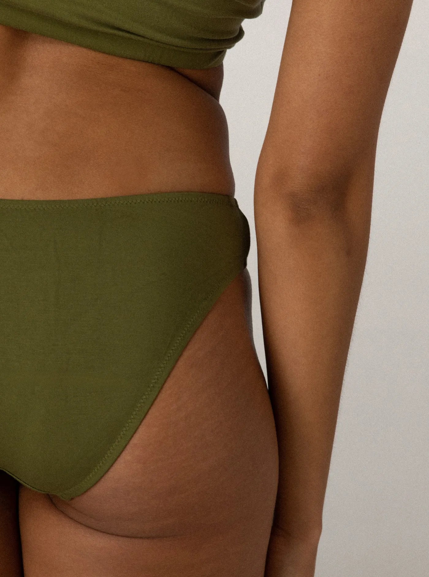 Maya Low Waist Undies Olive