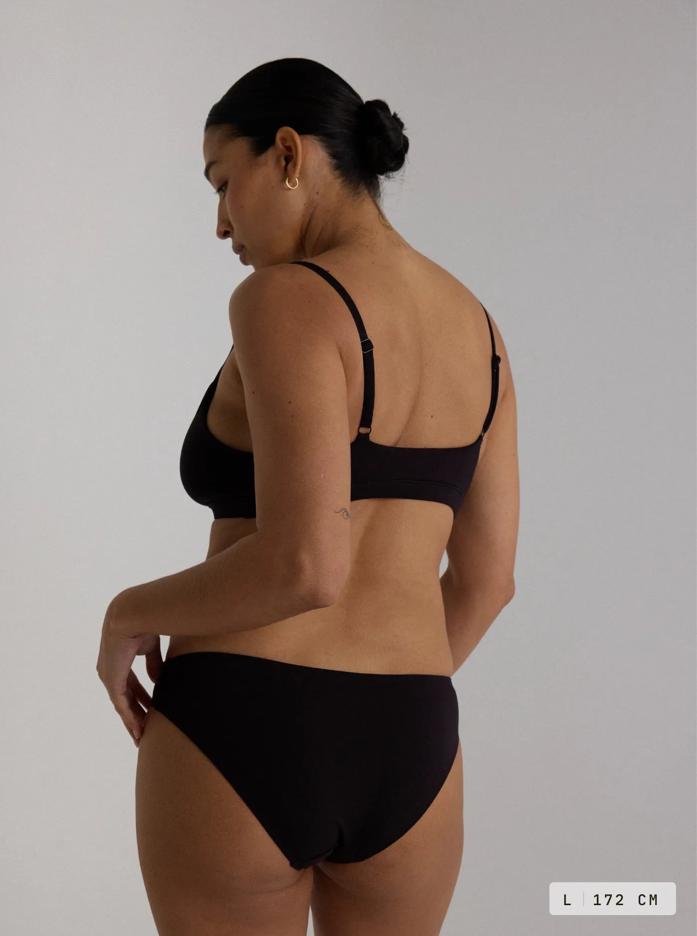 Meadow Adjustable Bra Charcoal