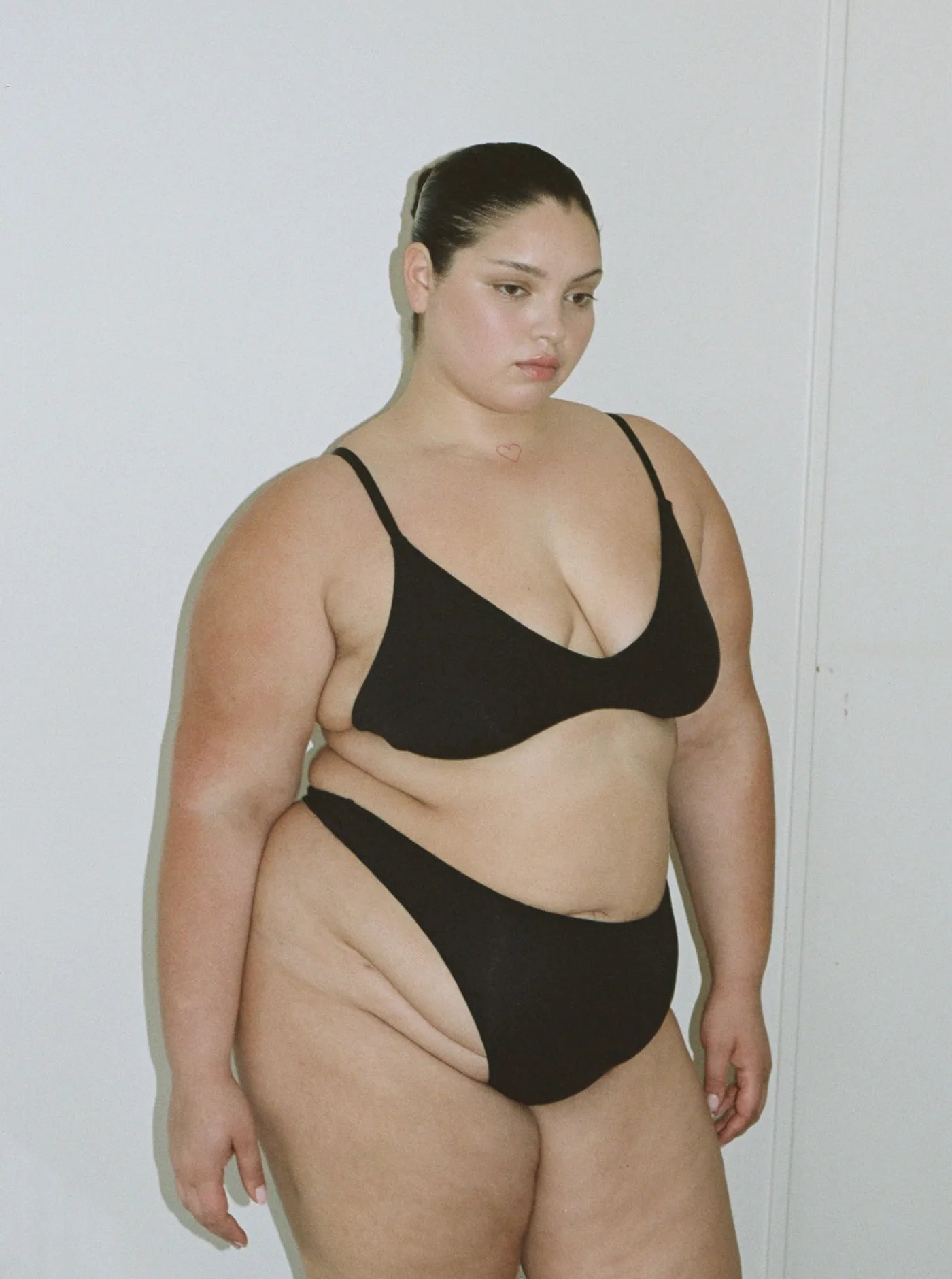 Moana High Waist G-String Charcoal