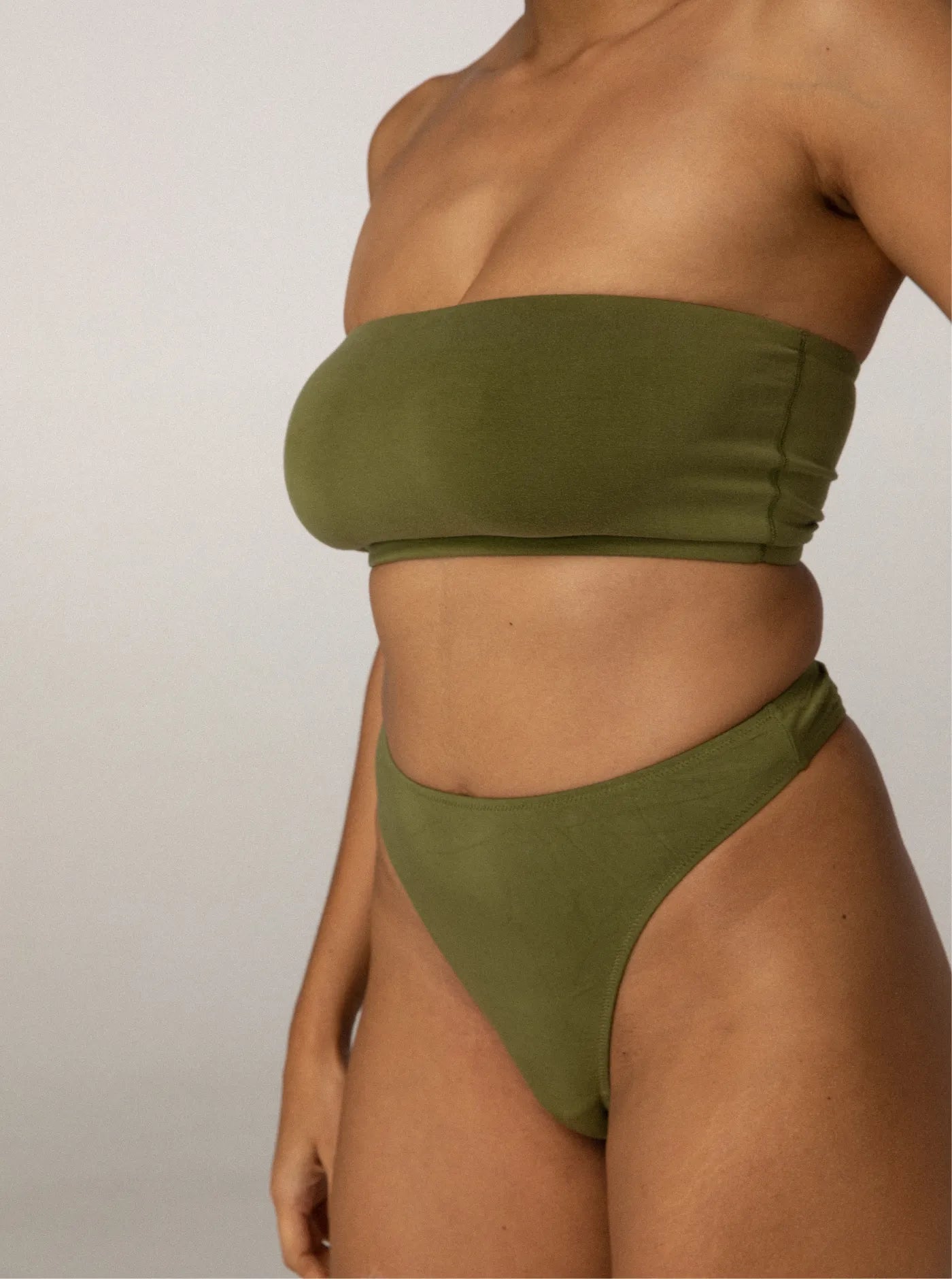 Moana High Waist G-String Olive