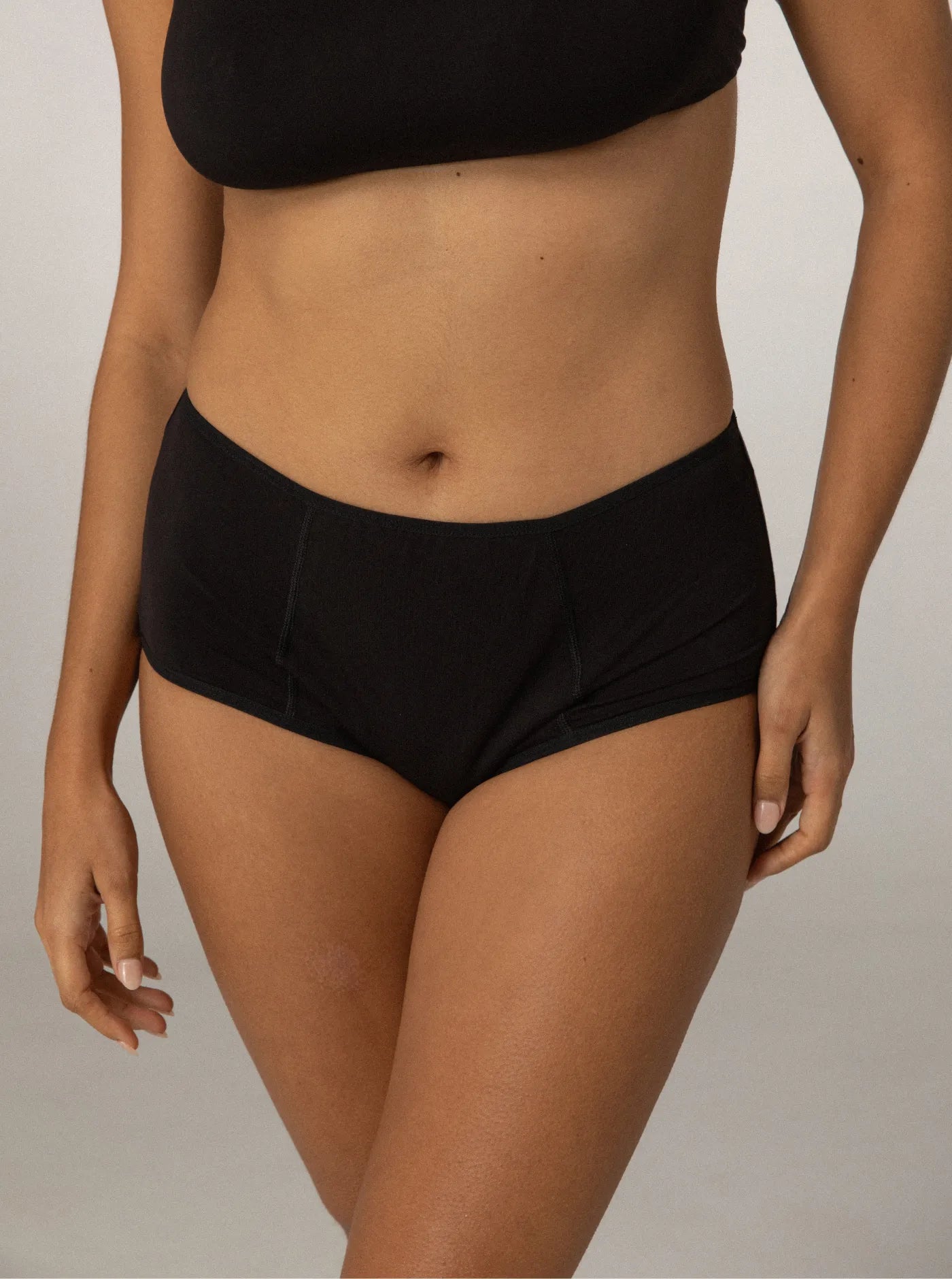 Period & Leakproof Full Brief Charcoal