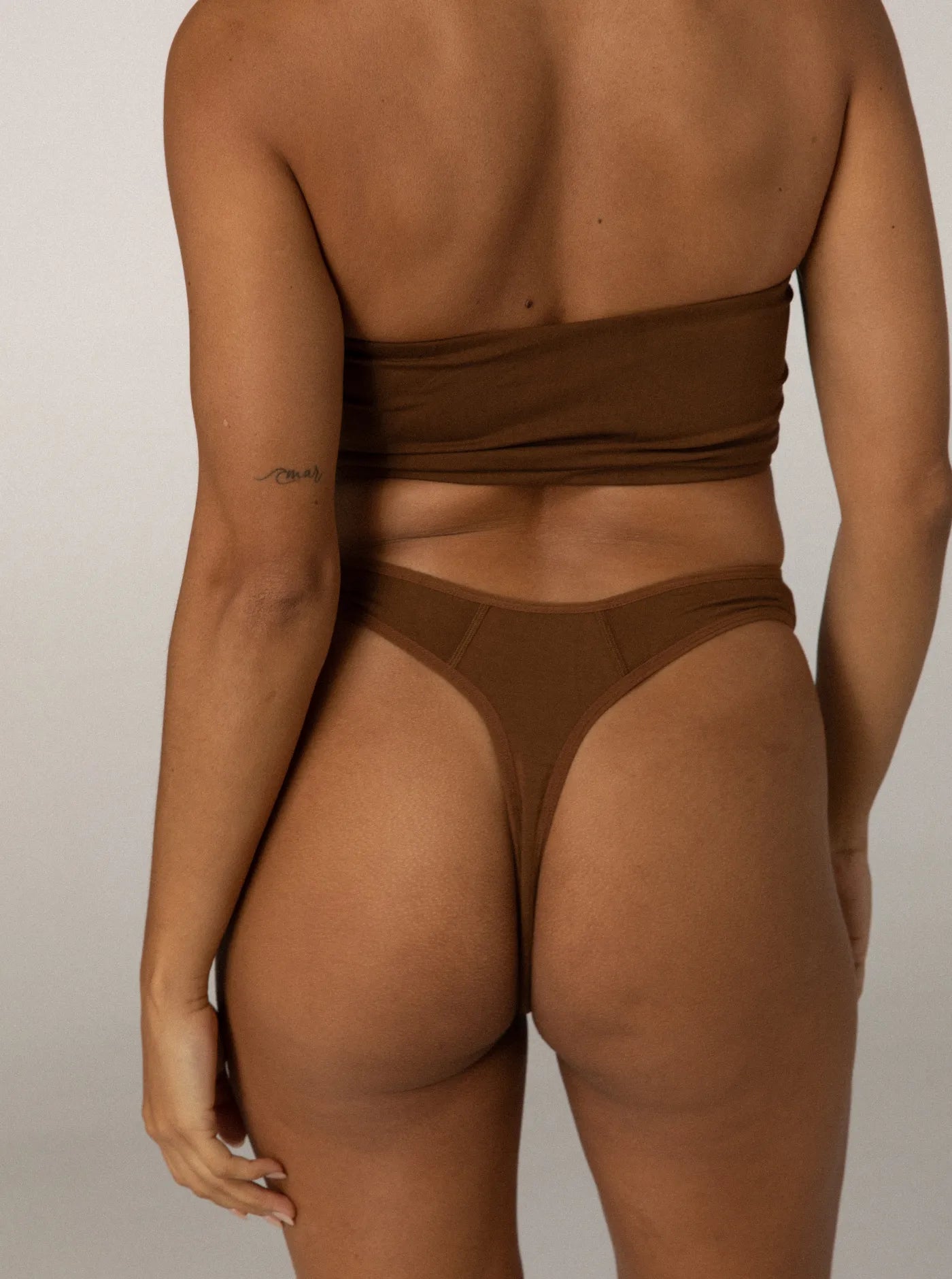 Period & Leakproof High Waist G-String Earth