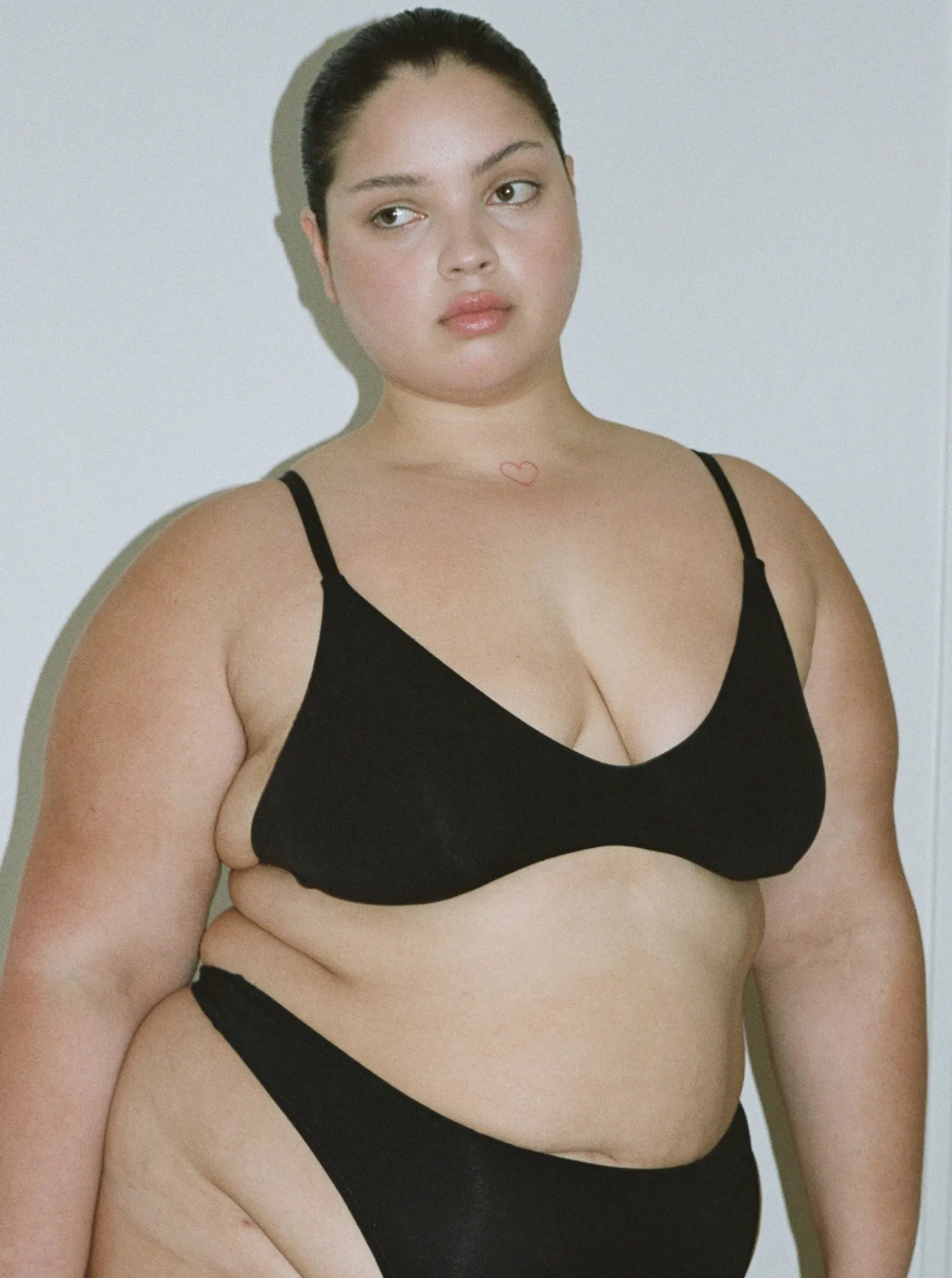 Stella Low Cut Bra Charcoal