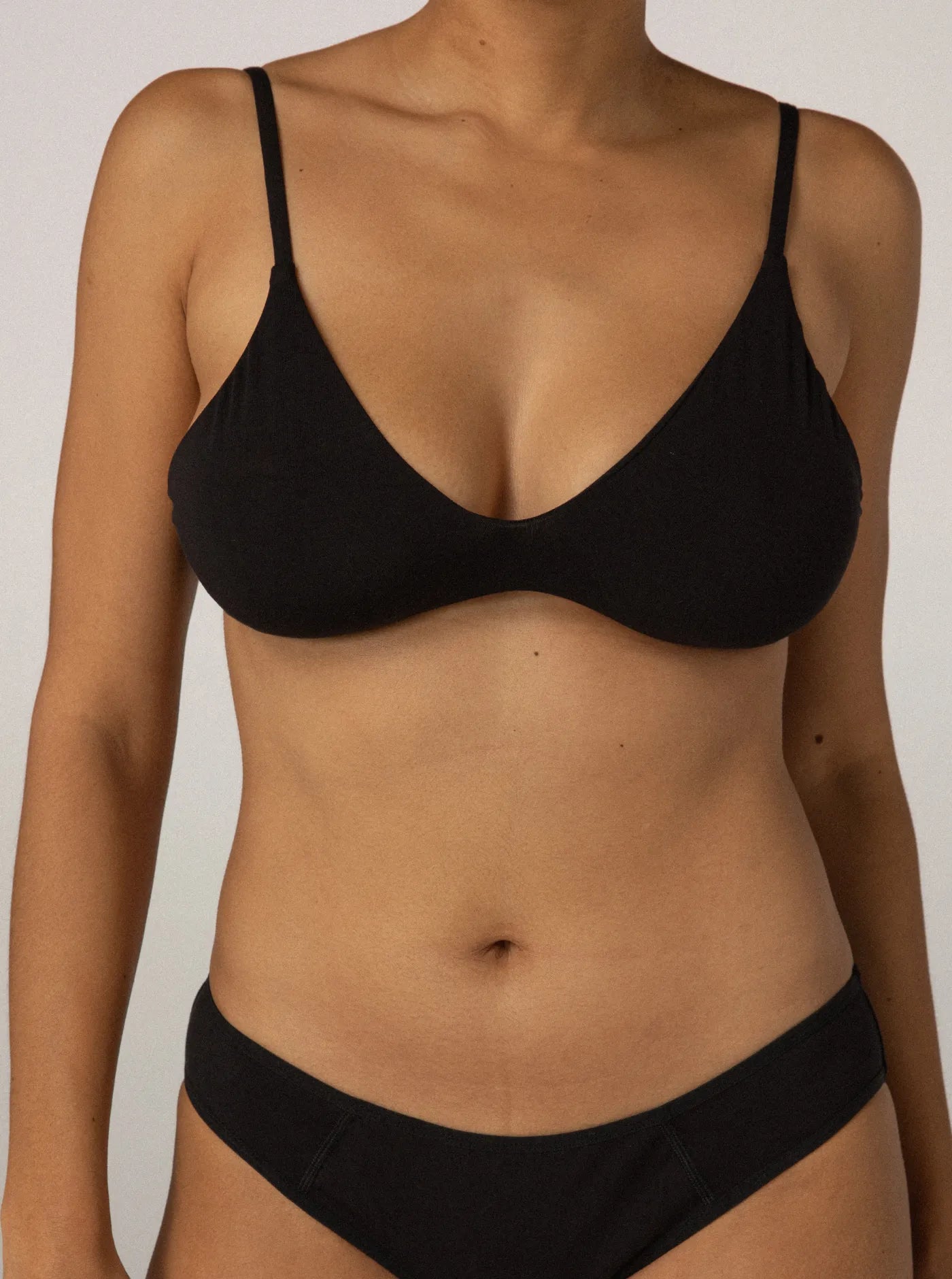 Stella Low Cut Bra Charcoal