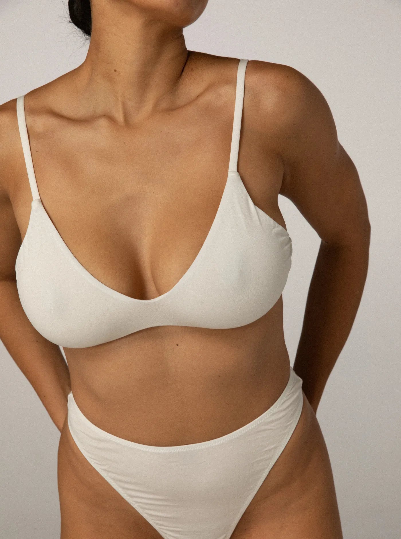Stella Low Cut Bra Ivory