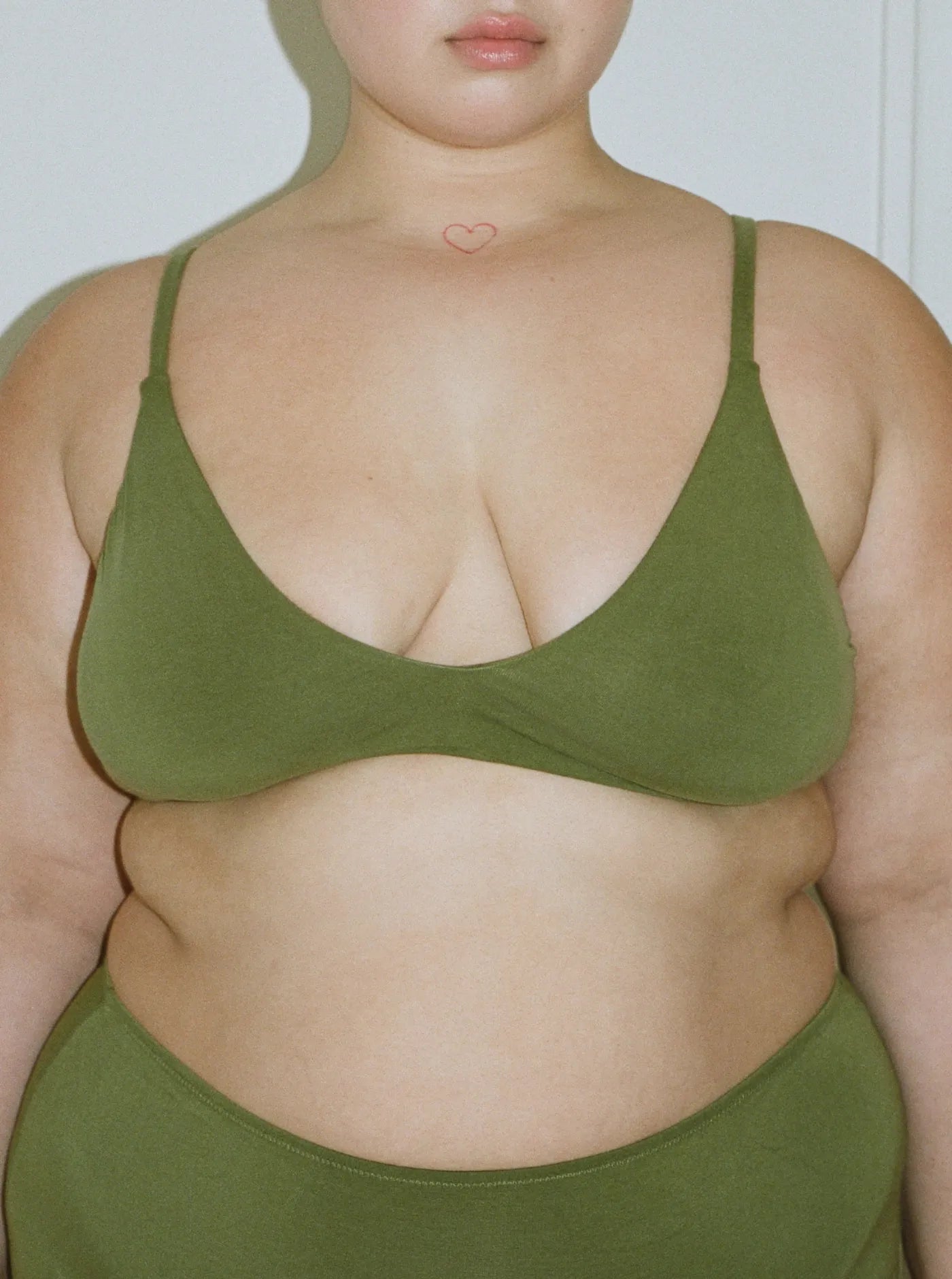 Stella Low Cut Bra Olive