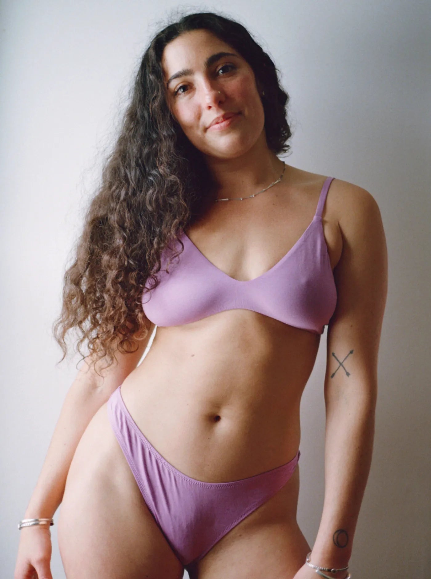 Stella Low Cut Bra Plum