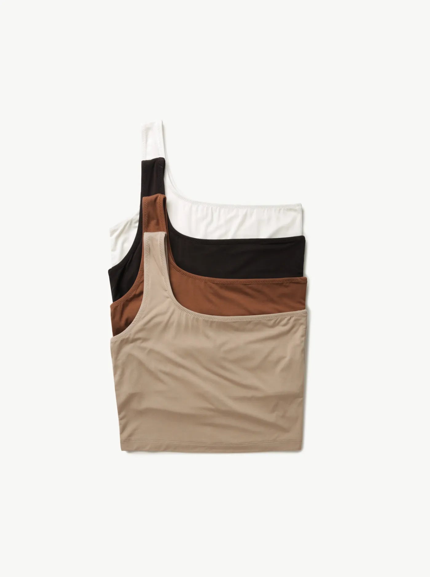 Aroha One Shoulder Top 4 Pack - Core