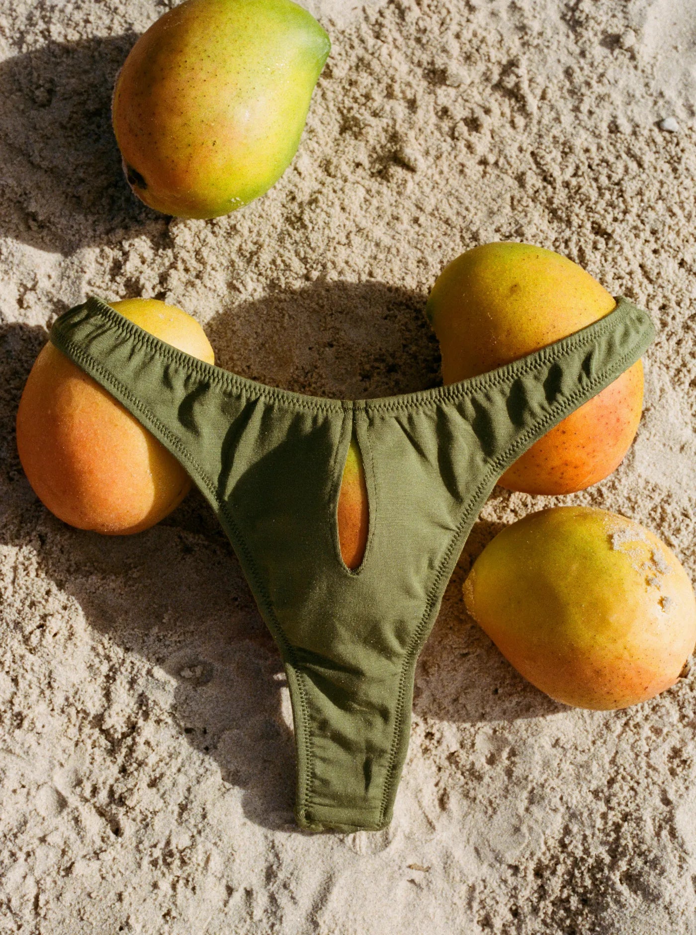 Real Bush G-String Olive