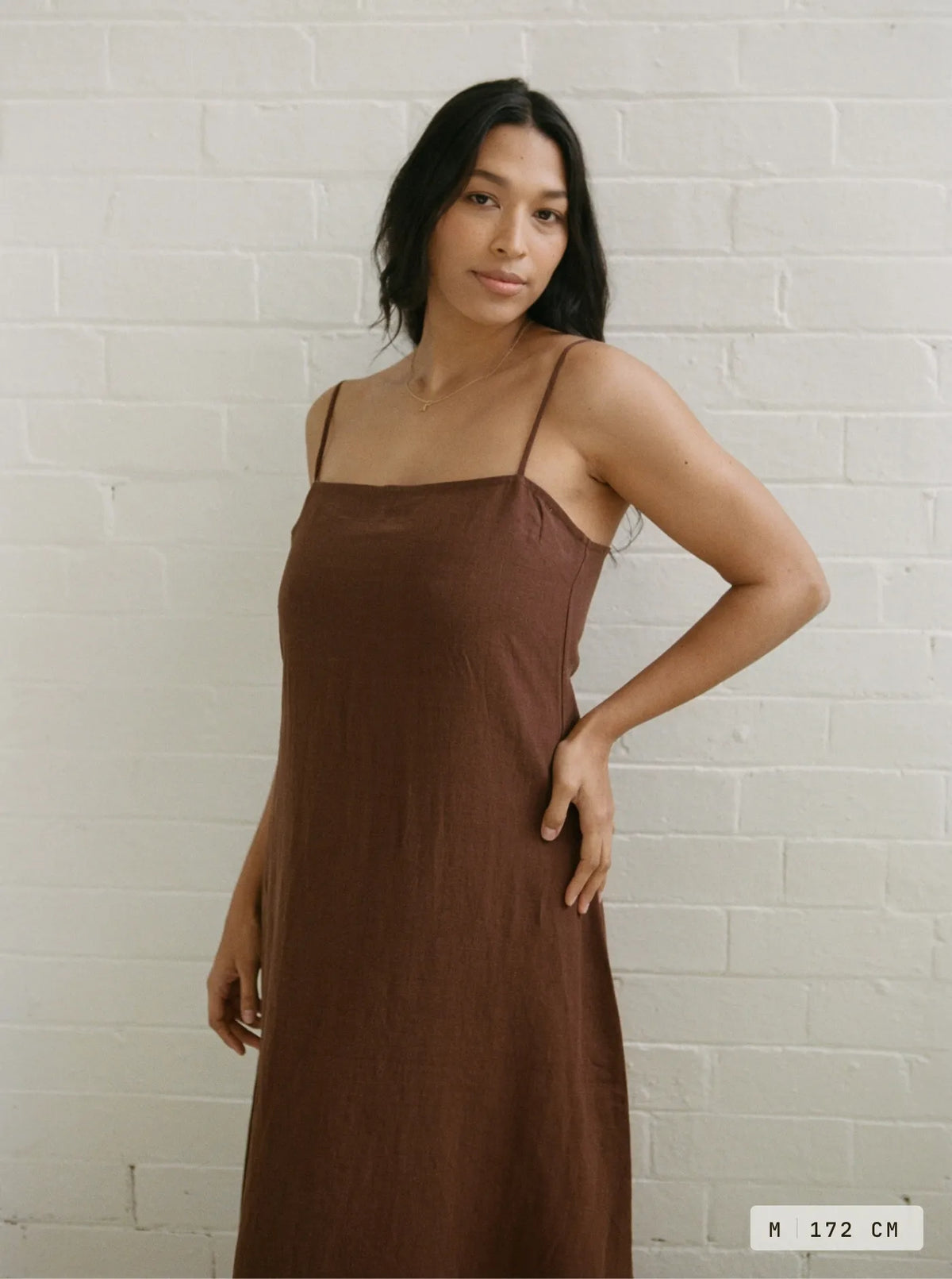 Marama Linen Dress Earth