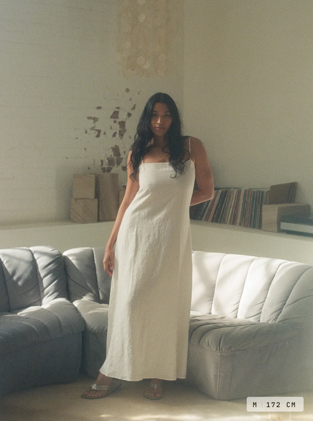 Marama Linen Dress Ivory