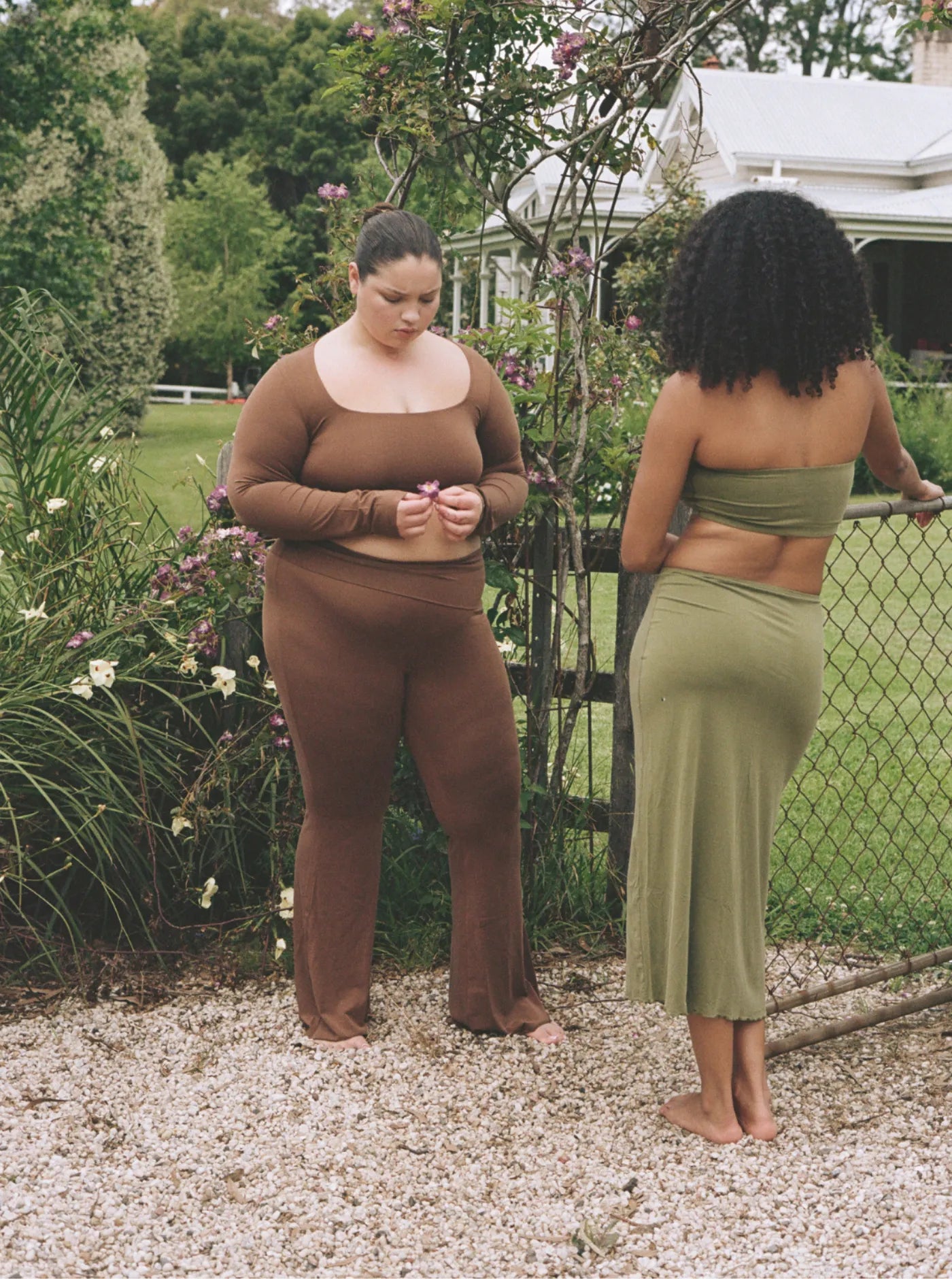 Onder Long Skirt Olive