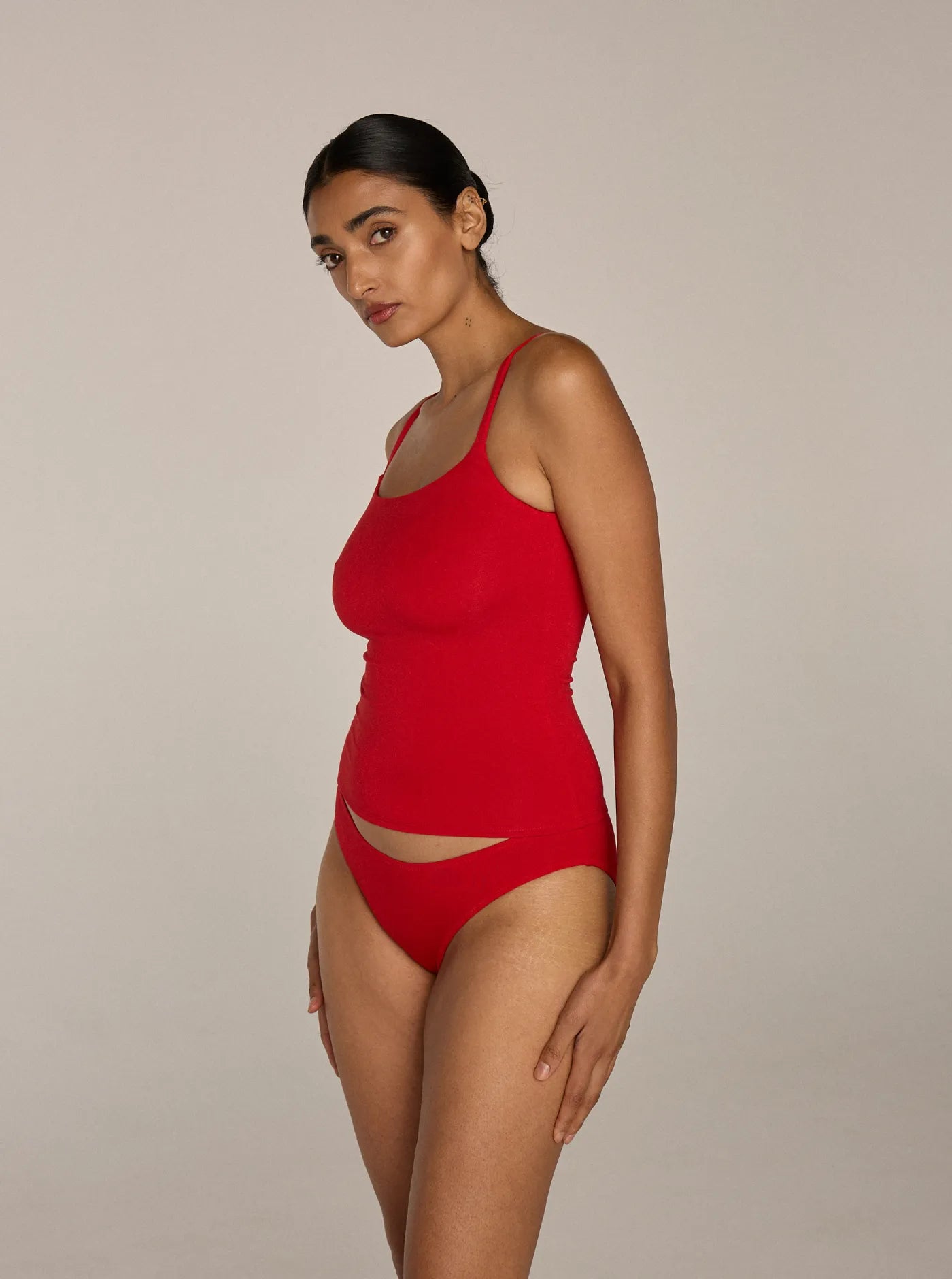 Pebble Singlet Chilli