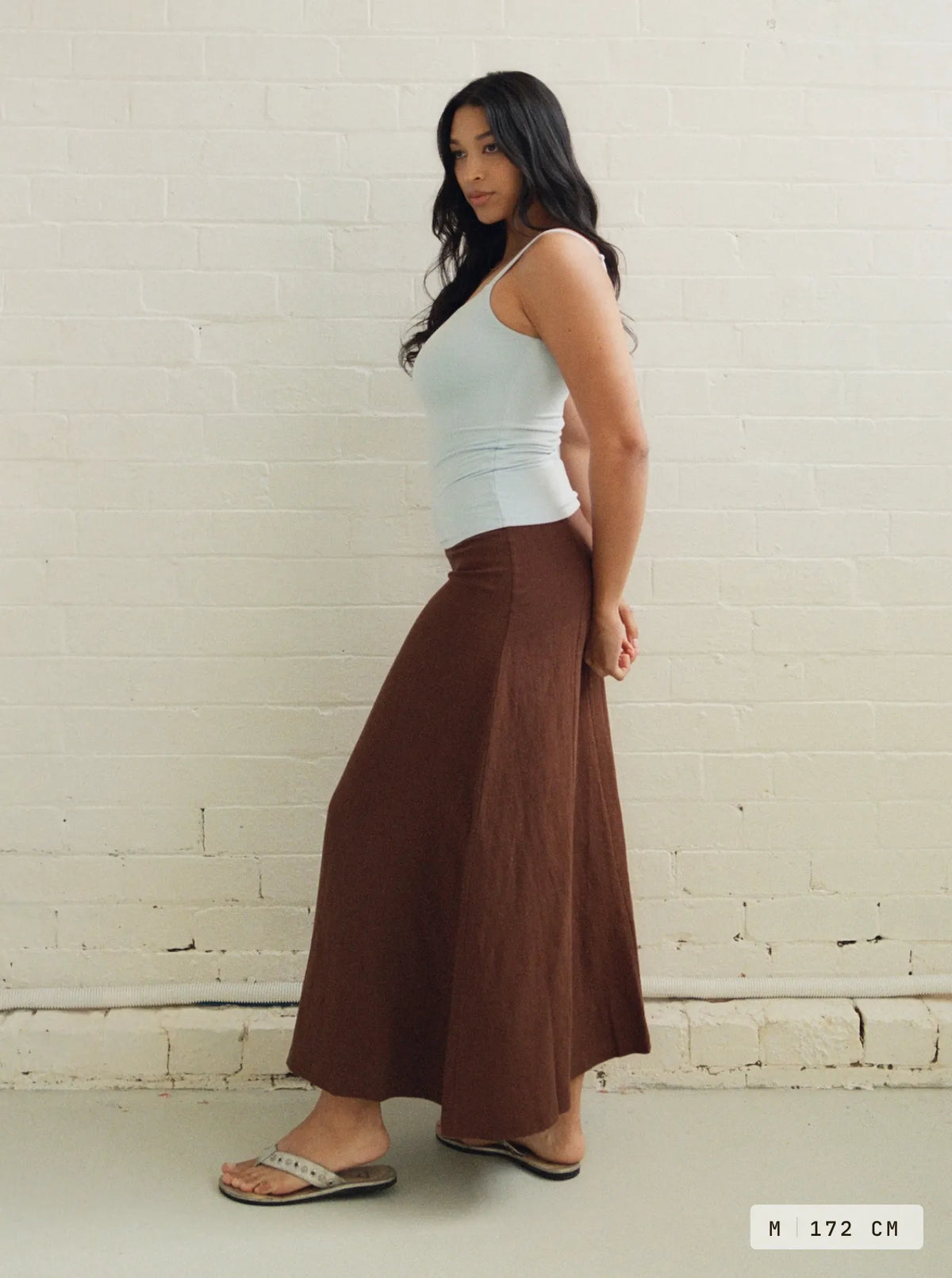 Tui Linen Skirt Earth