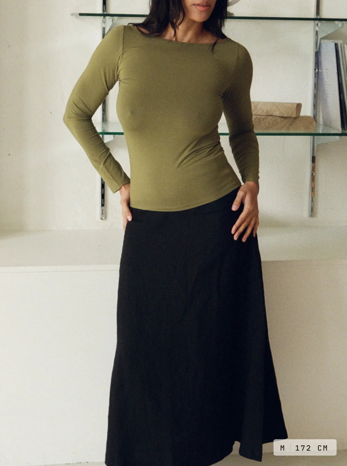 Manu Long Sleeve Top Olive