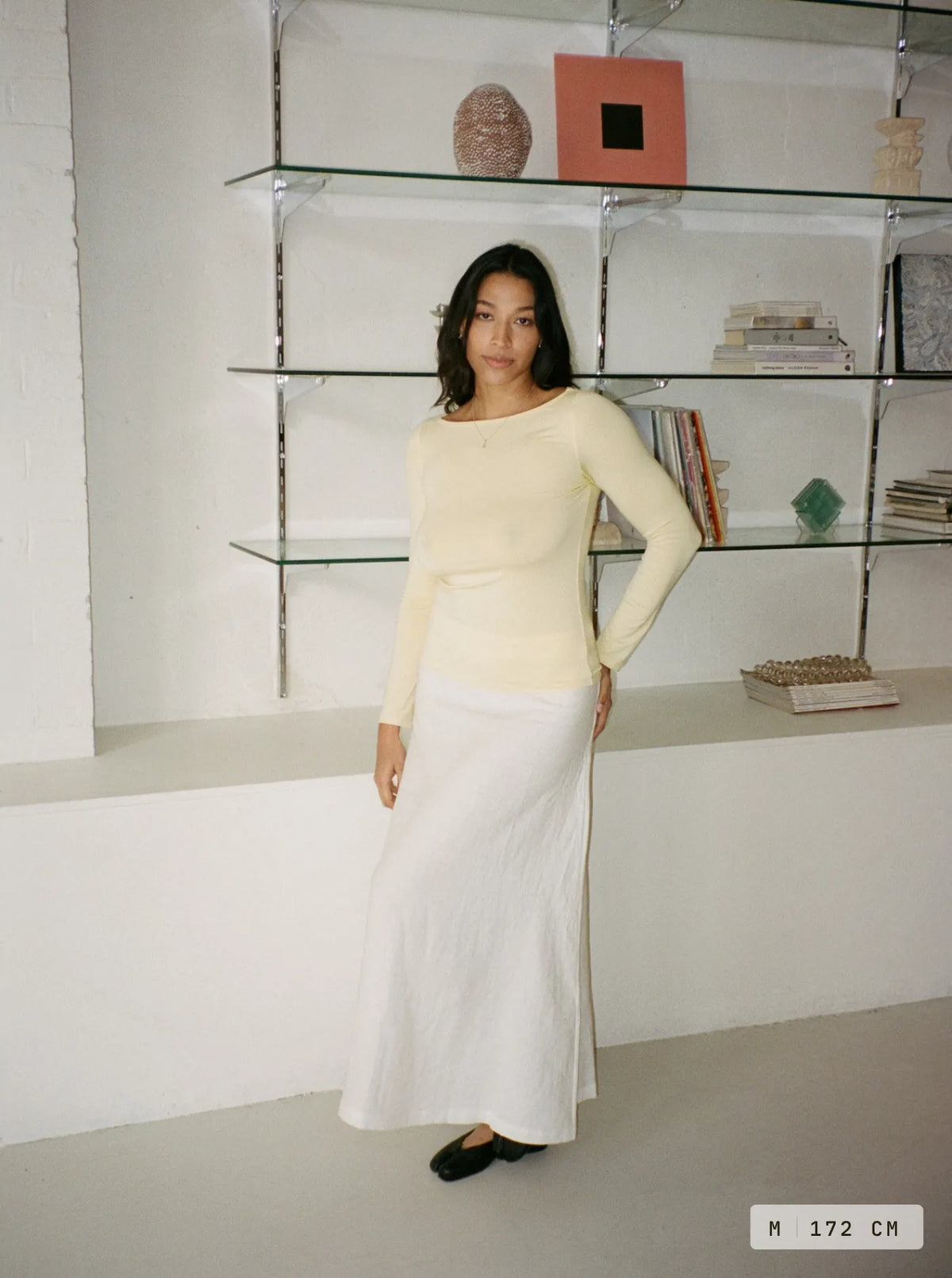 Tui Linen Skirt Ivory