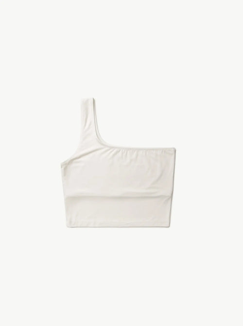 Aroha One Shoulder Top Ivory