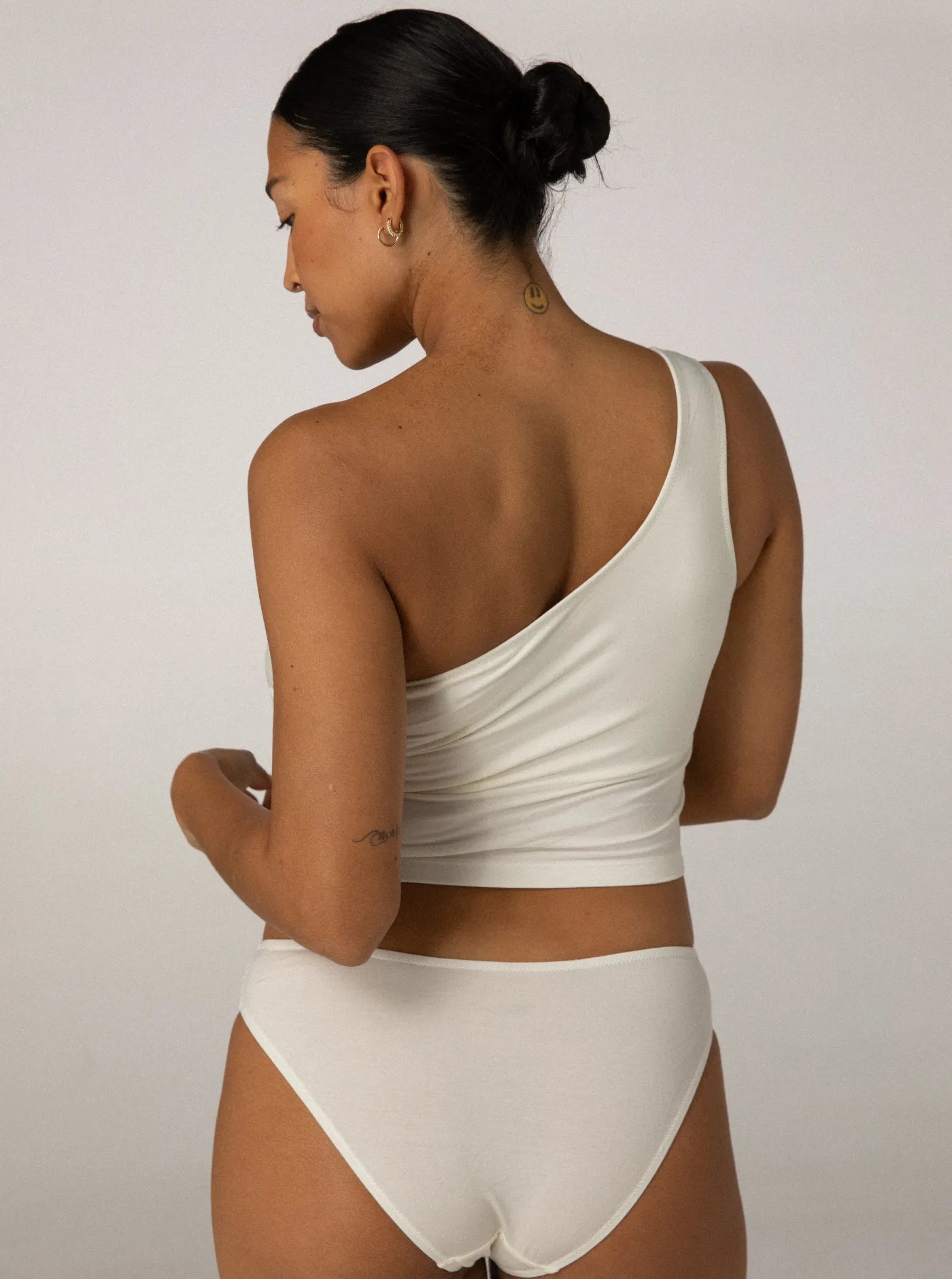 Aroha One Shoulder Top Ivory
