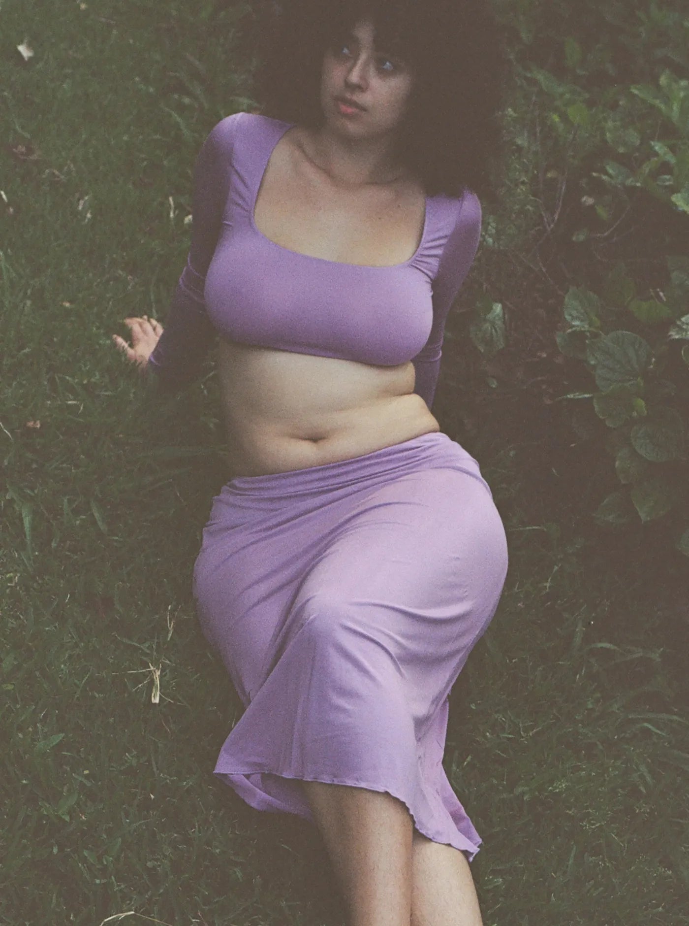 Charlotte Crop Top Plum