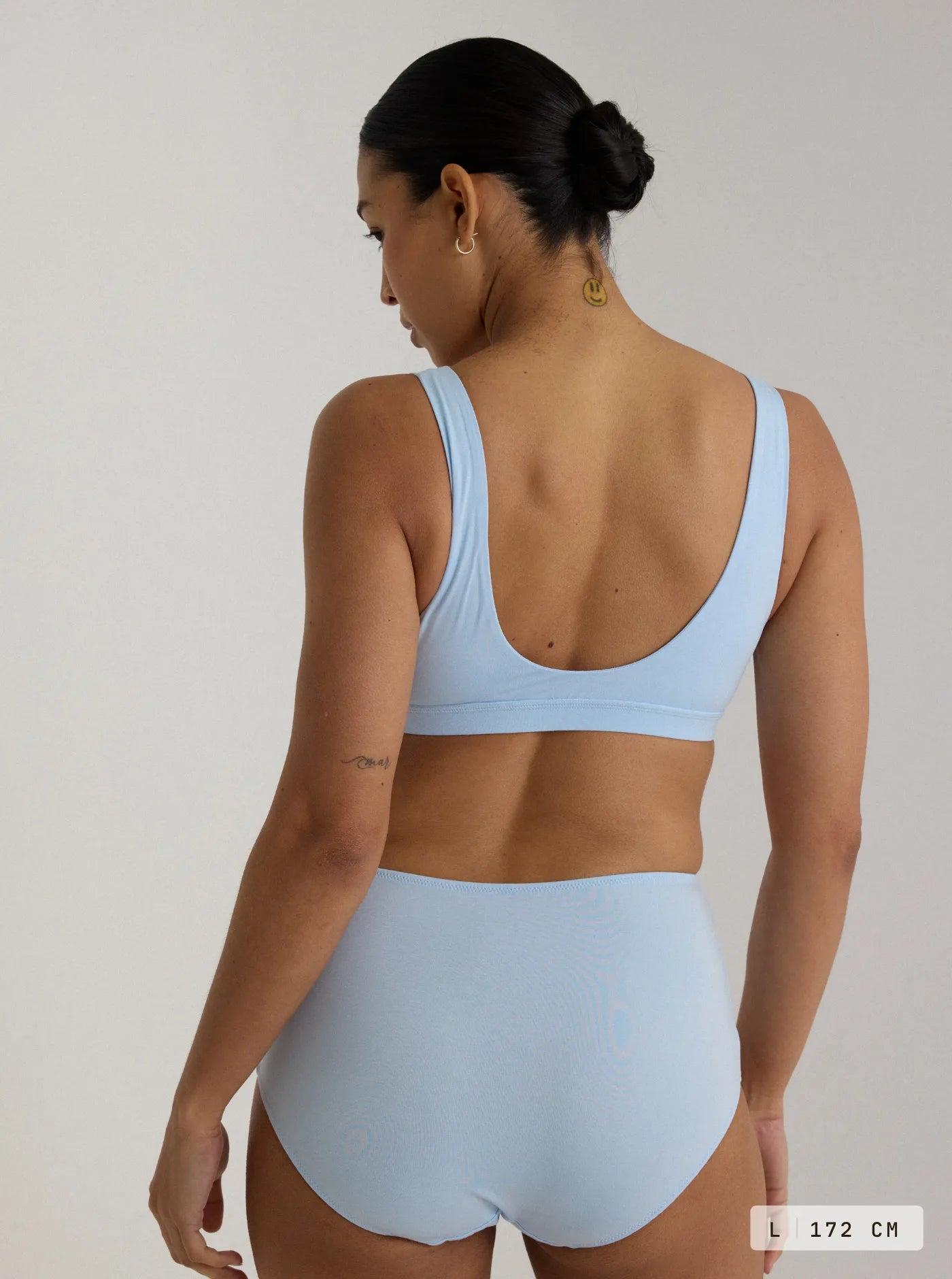 Cleo Crossover Bra Sky