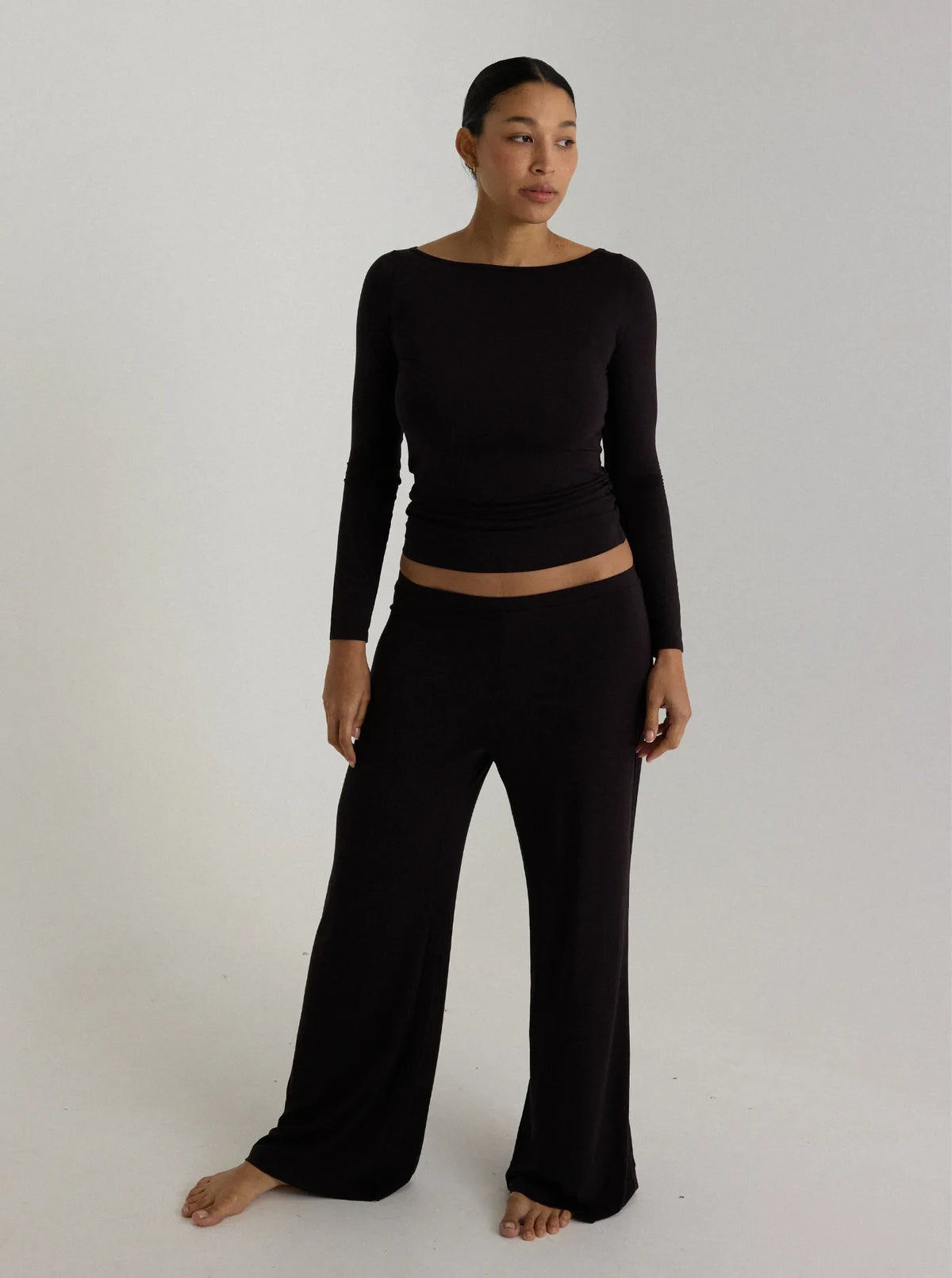 Koru Straight Pant Charcoal