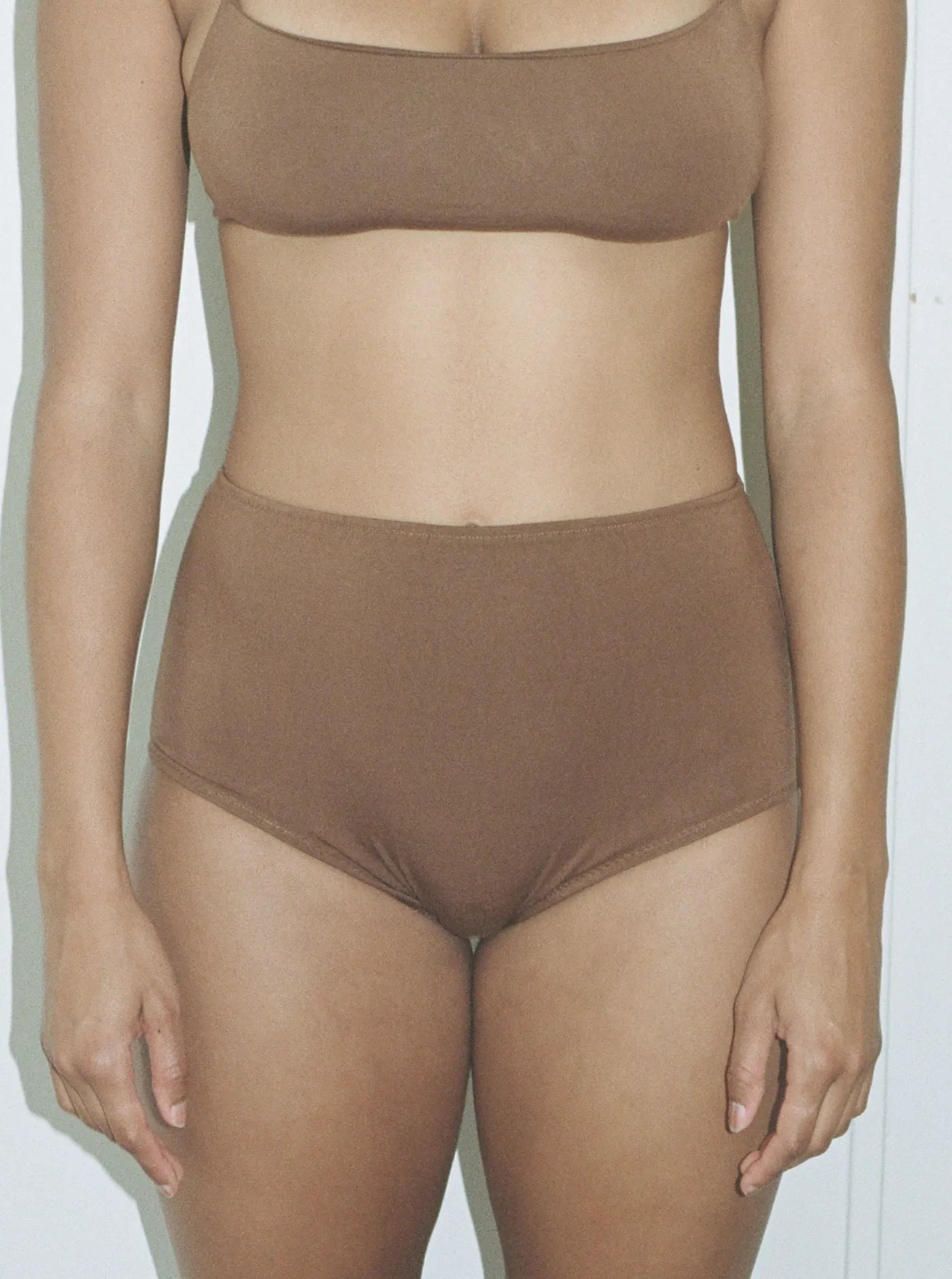 Lena High Waist Undies Earth