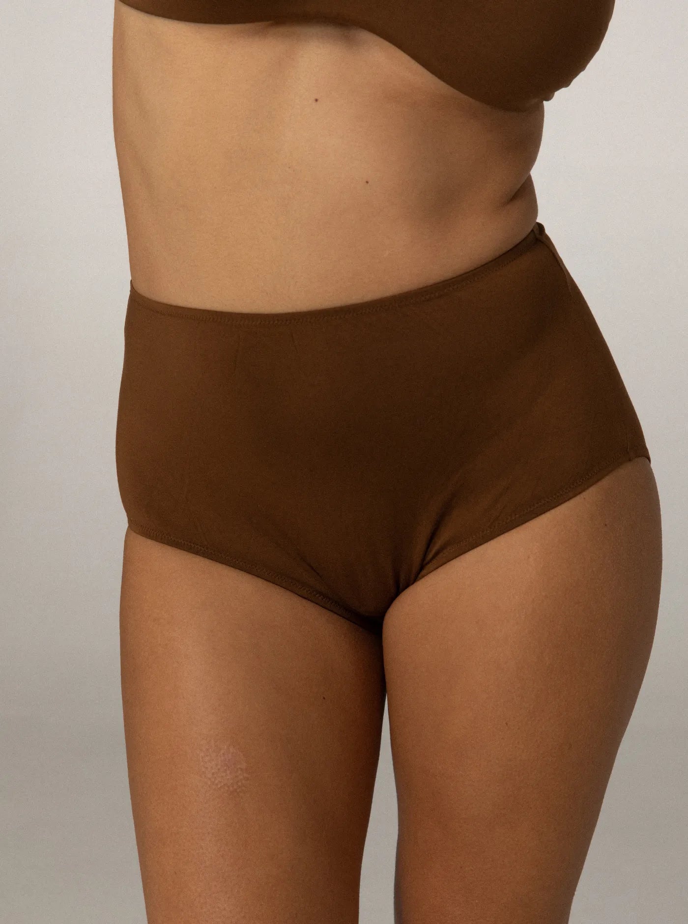 Lena High Waist Undies Earth