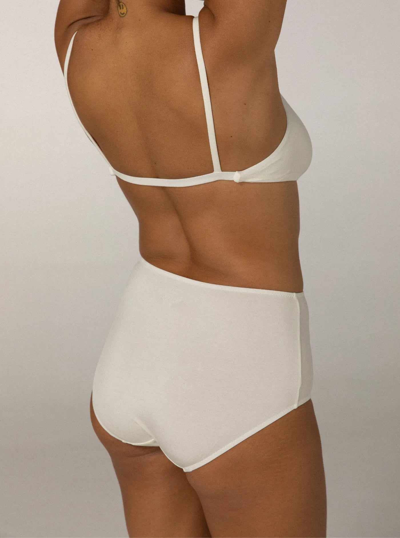 Lena High Waist Undies Ivory