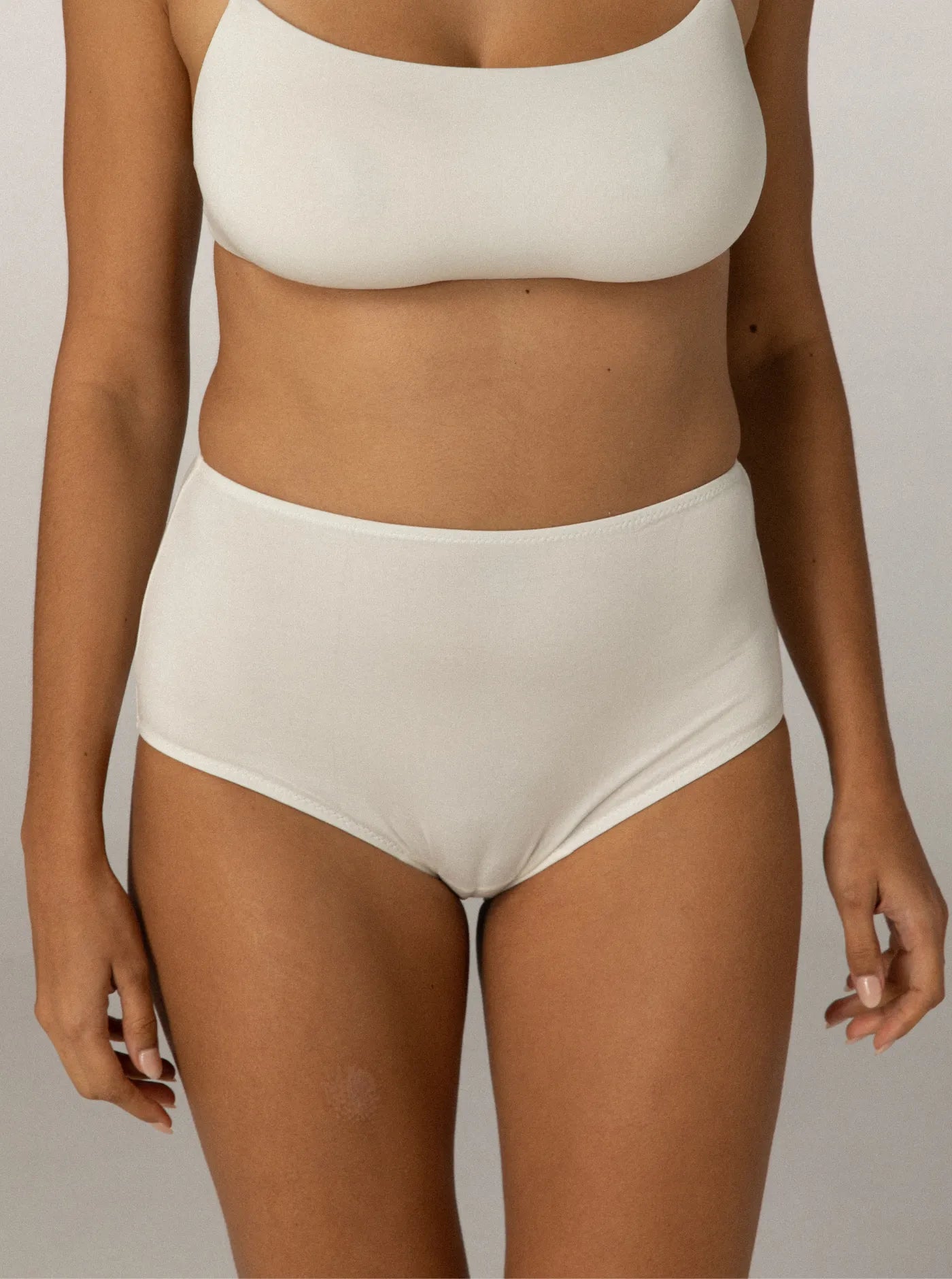 Lena High Waist Undies Ivory