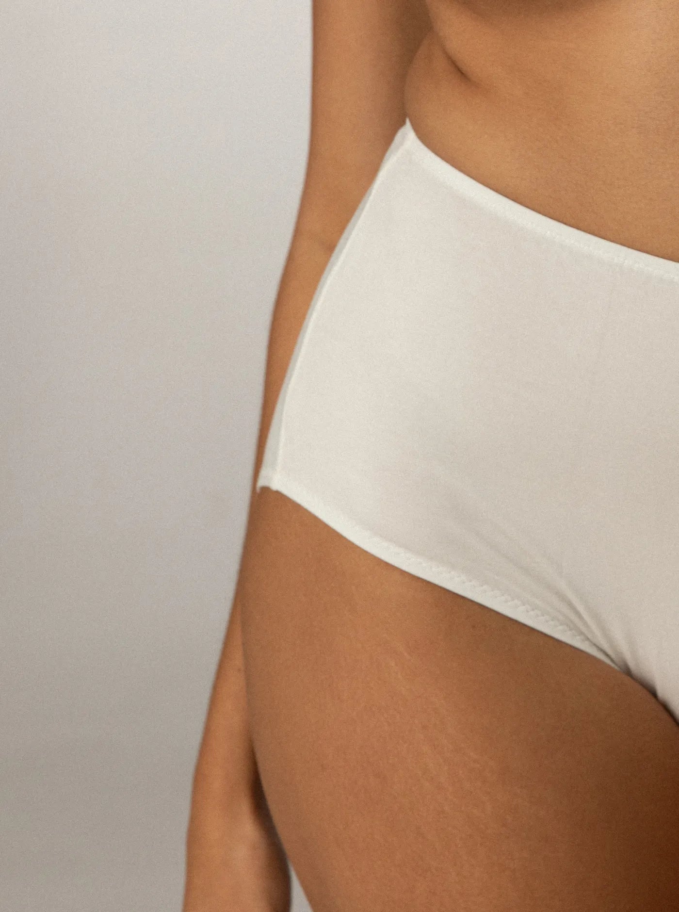 Lena High Waist Undies Ivory