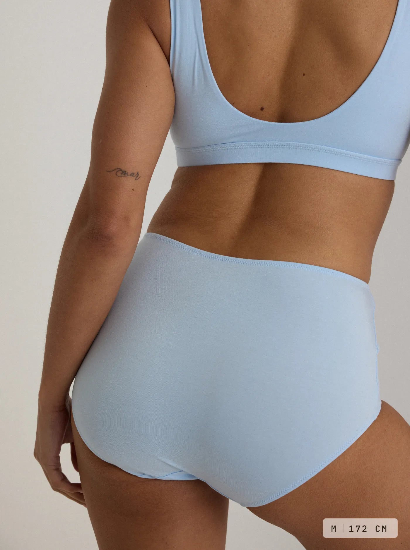 Lena High Waist Undies Sky