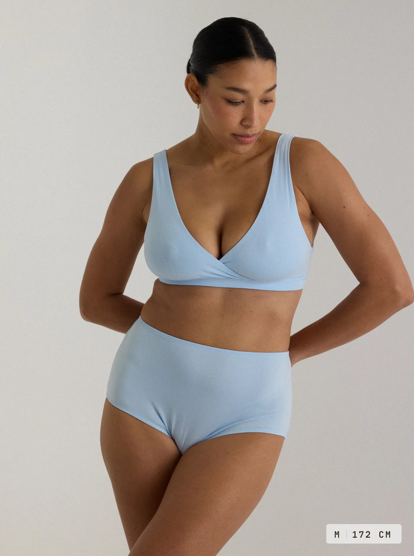Lena High Waist Undies Sky